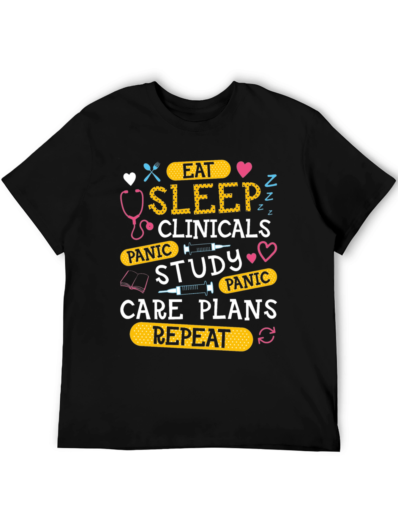 Eat Sleep Clinicals Repeat T-Shirt