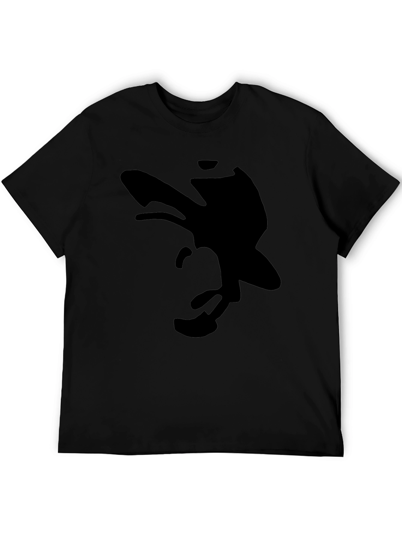 Silhouette Graphic Black Tee - Modern Streetwear