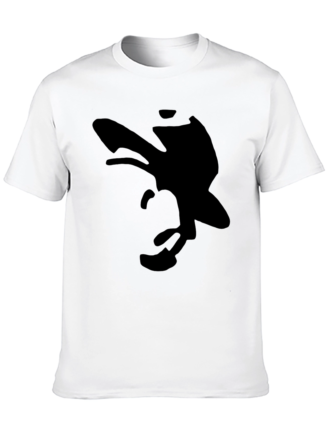 Silhouette Graphic Black Tee - Modern Streetwear