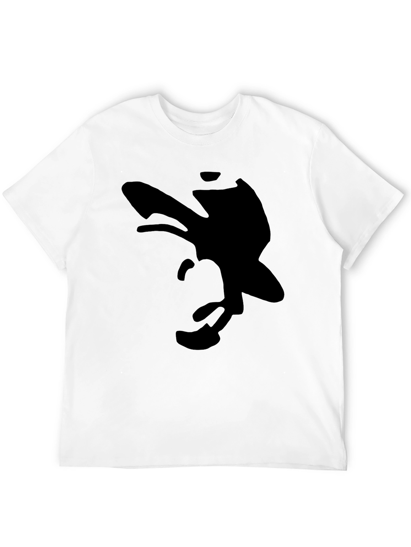 Silhouette Graphic Black Tee - Modern Streetwear