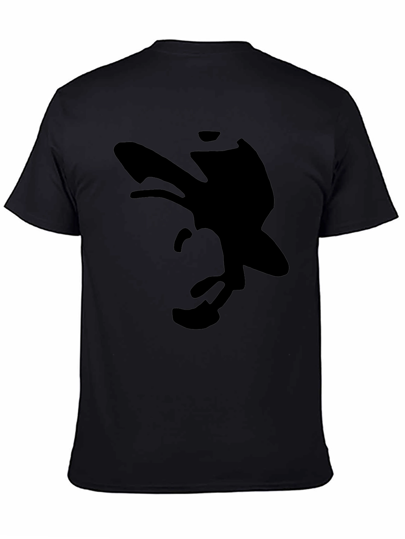 Silhouette Graphic Black Tee - Modern Streetwear
