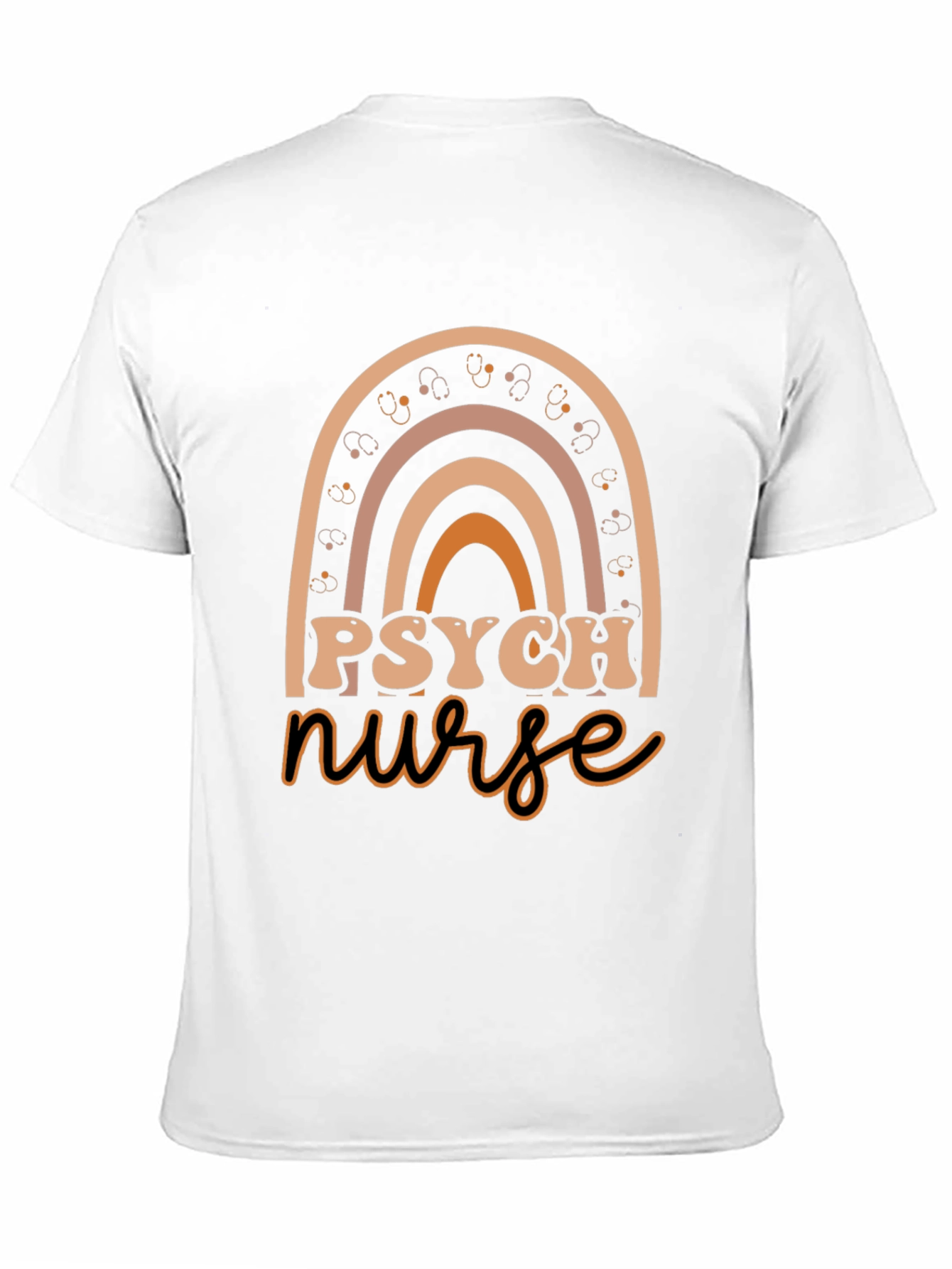 Psych Nurse Rainbow Graphic Tee
