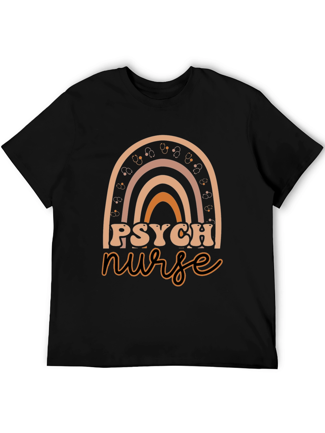 Psych Nurse Rainbow Graphic Tee