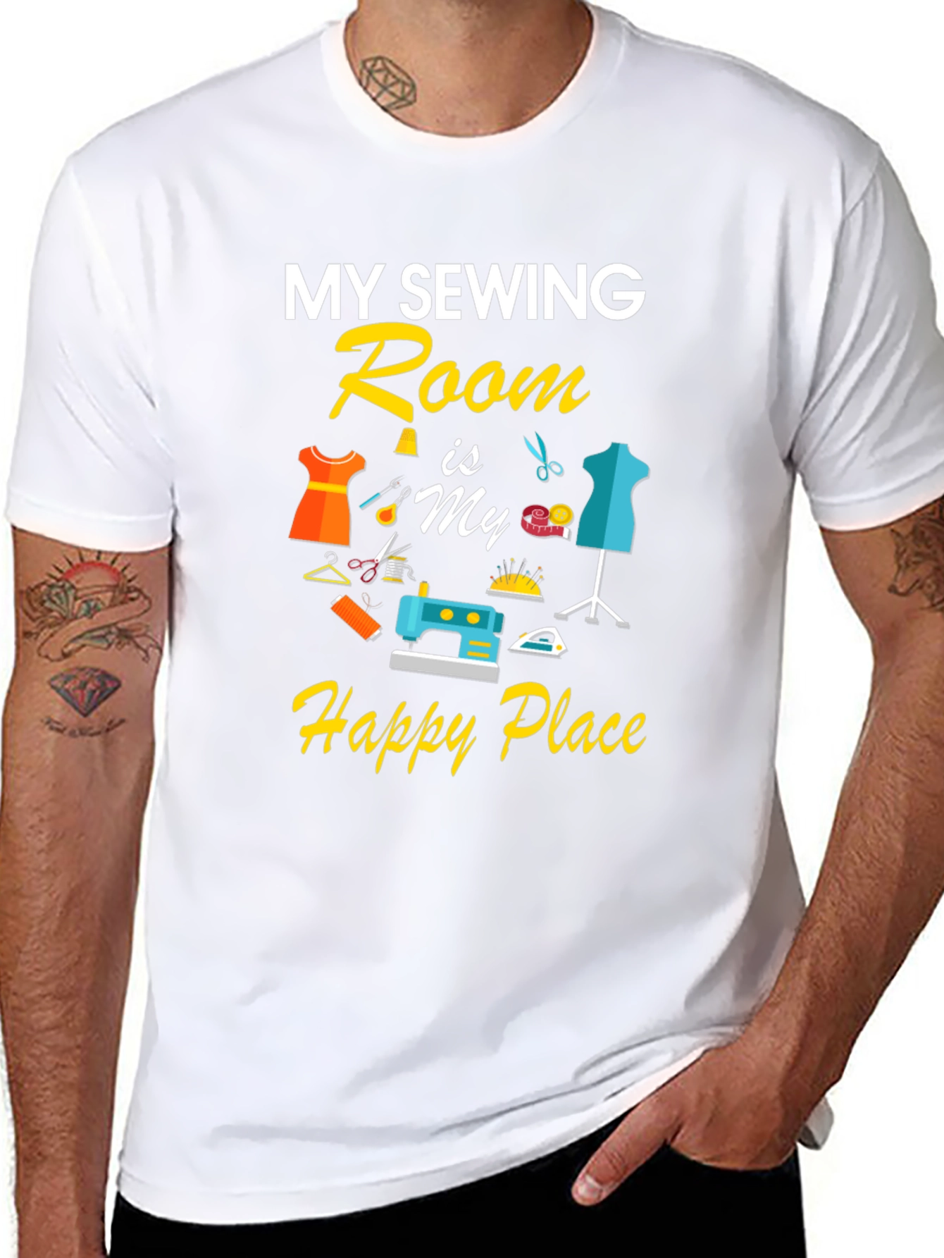 Sewing Room Happy Place T-Shirt