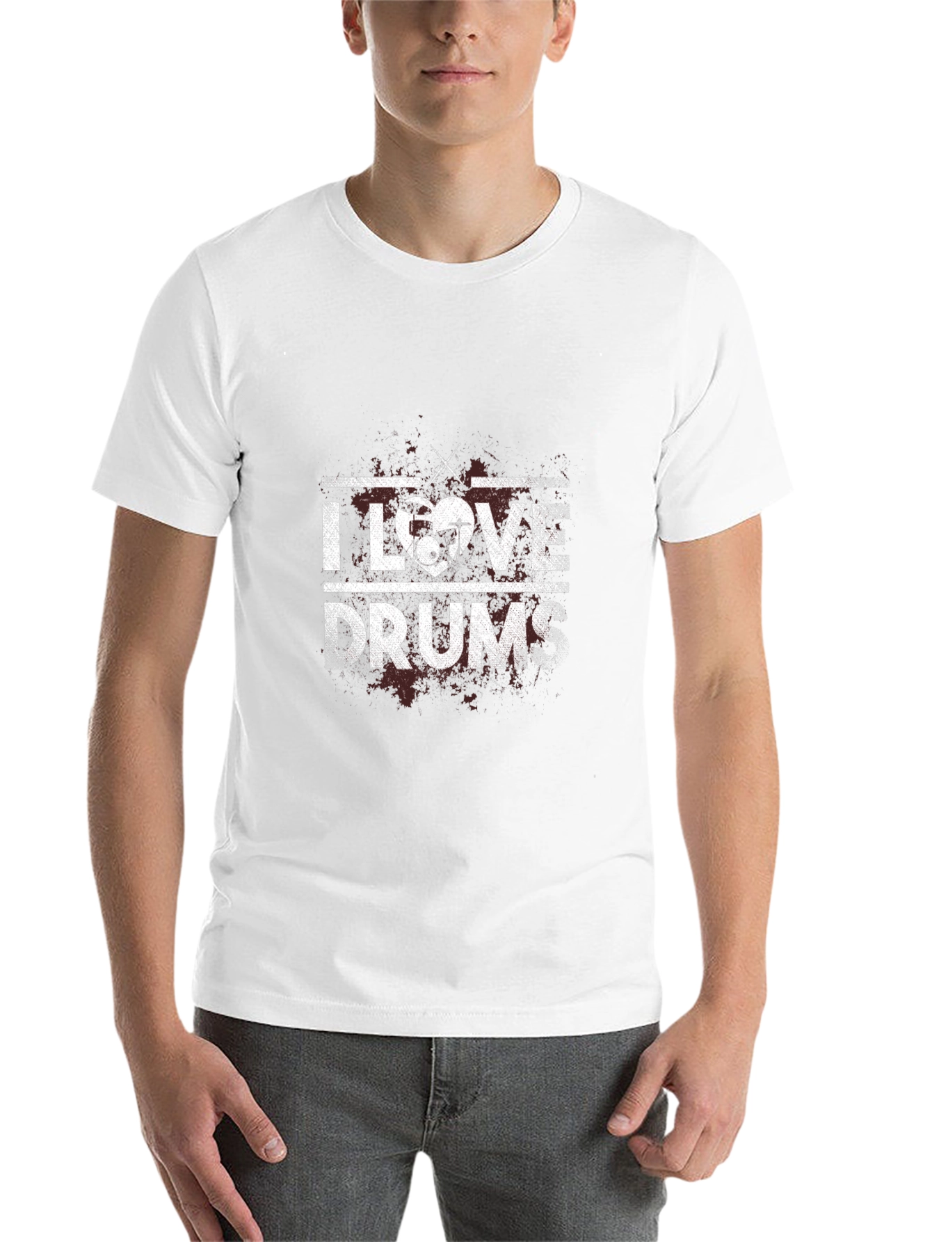 I Love Drums Graphic T-Shirt