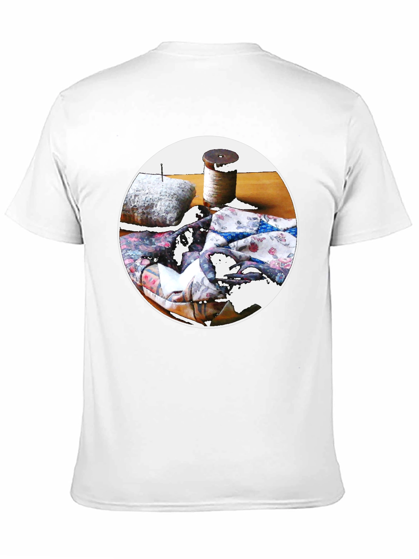Sewing Still Life Black T-Shirt