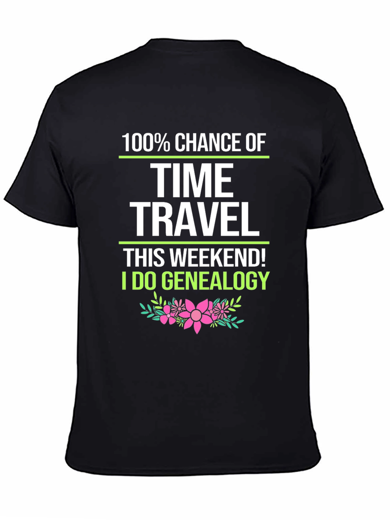 Funny Genealogy Time Travel T-Shirt