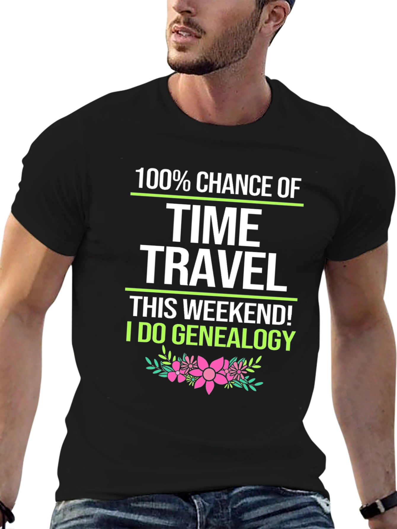 Funny Genealogy Time Travel T-Shirt