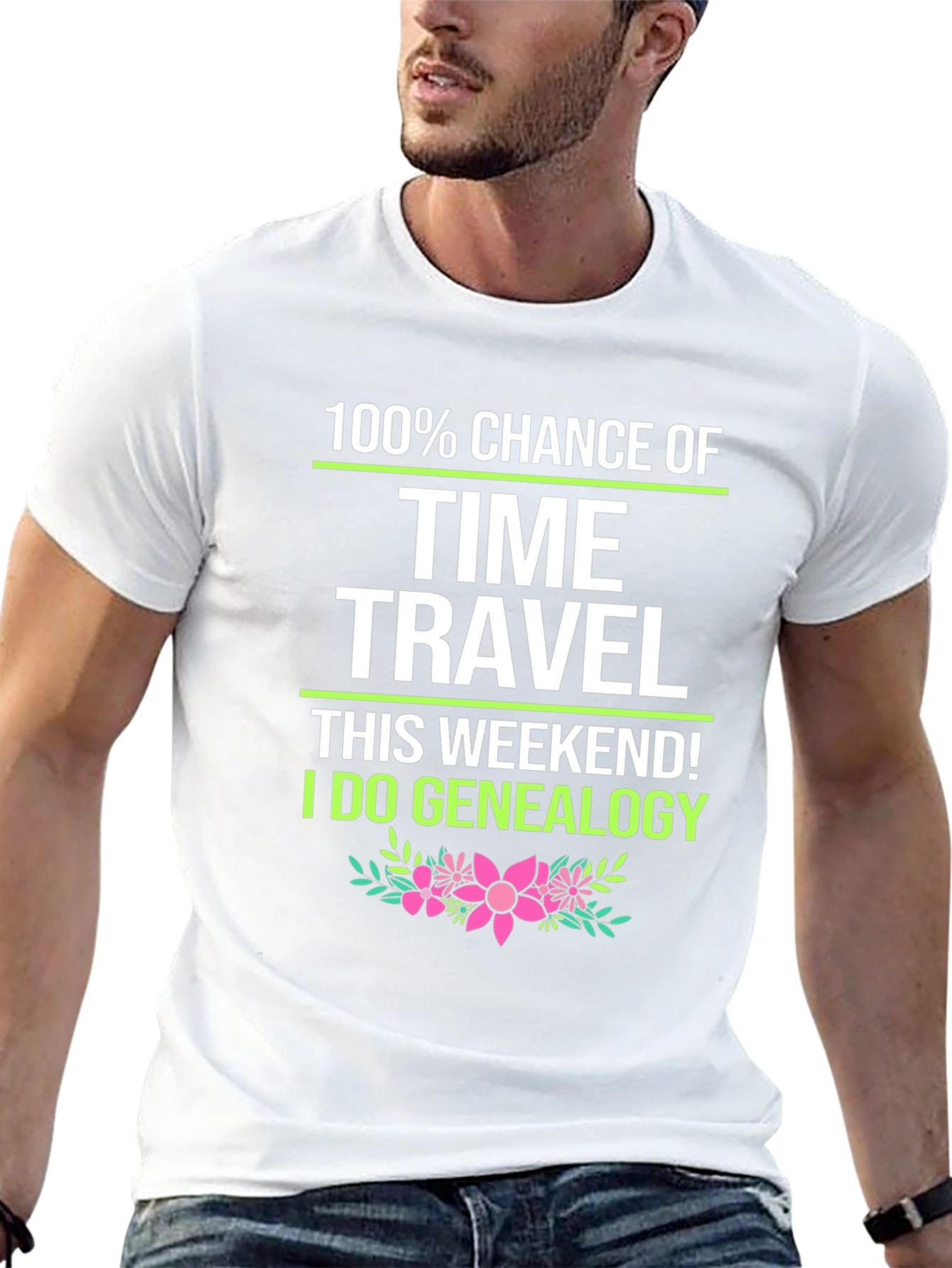 Funny Genealogy Time Travel T-Shirt