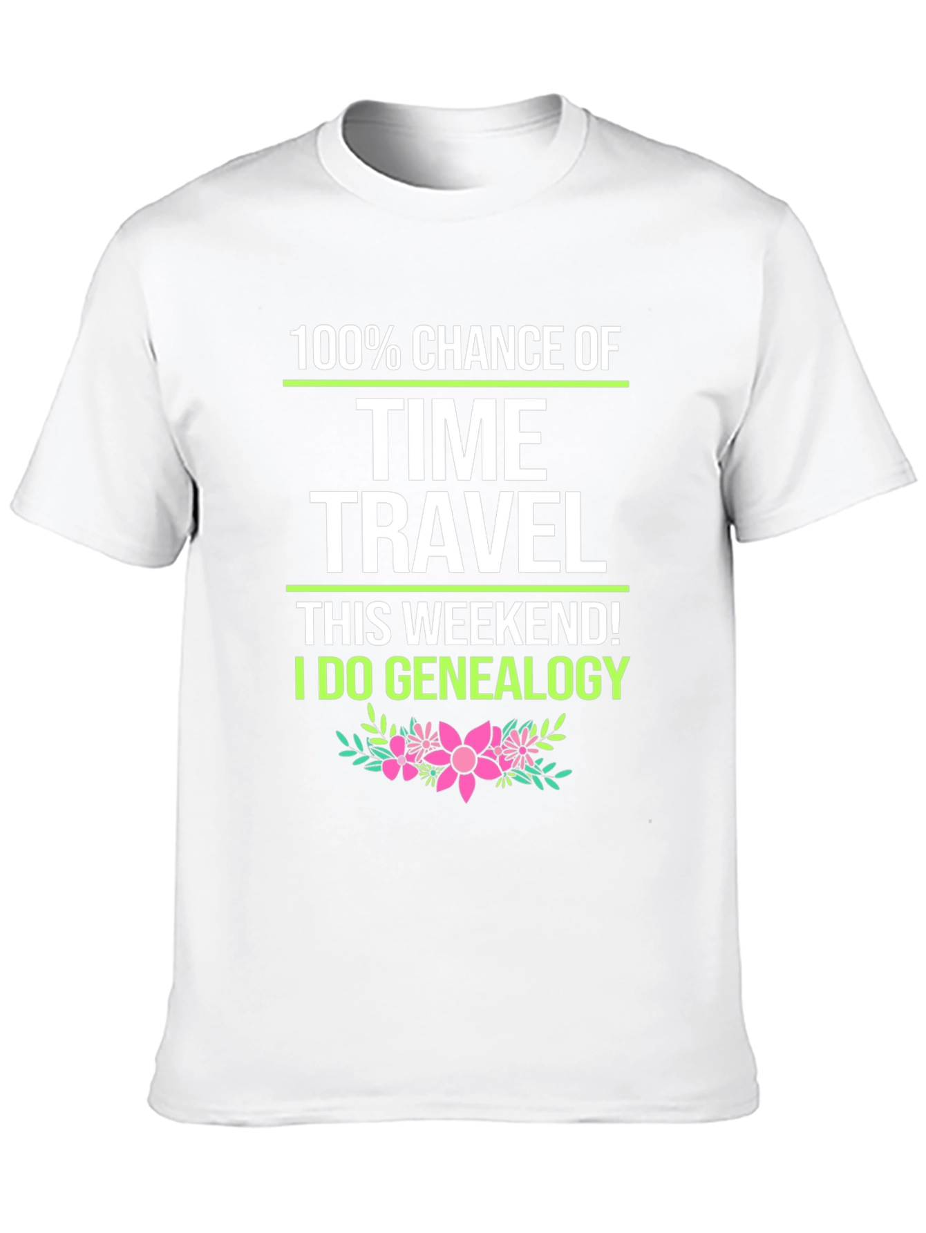 Funny Genealogy Time Travel T-Shirt