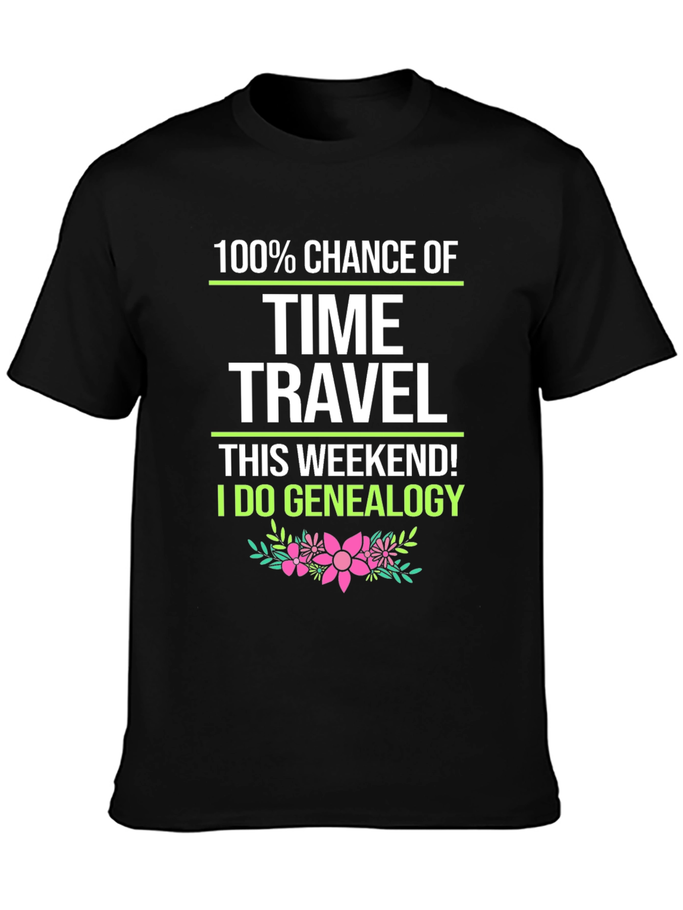 Funny Genealogy Time Travel T-Shirt