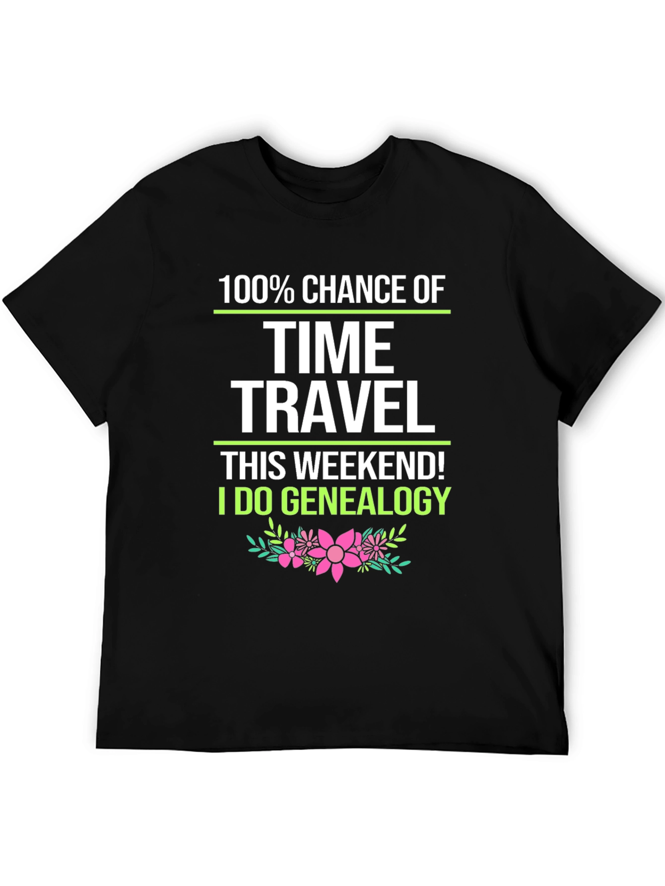 Funny Genealogy Time Travel T-Shirt