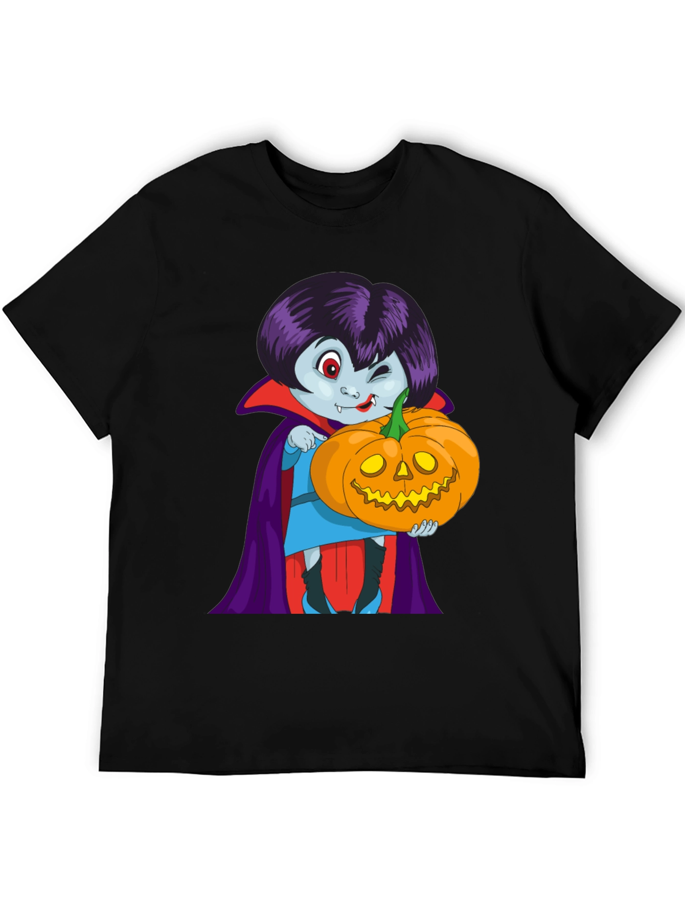Vampire & Pumpkin Graphic Tee