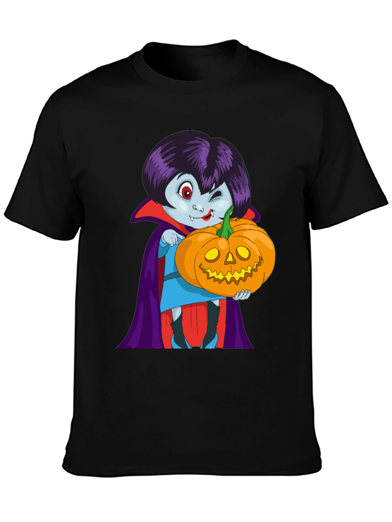 Vampire & Pumpkin Graphic Tee