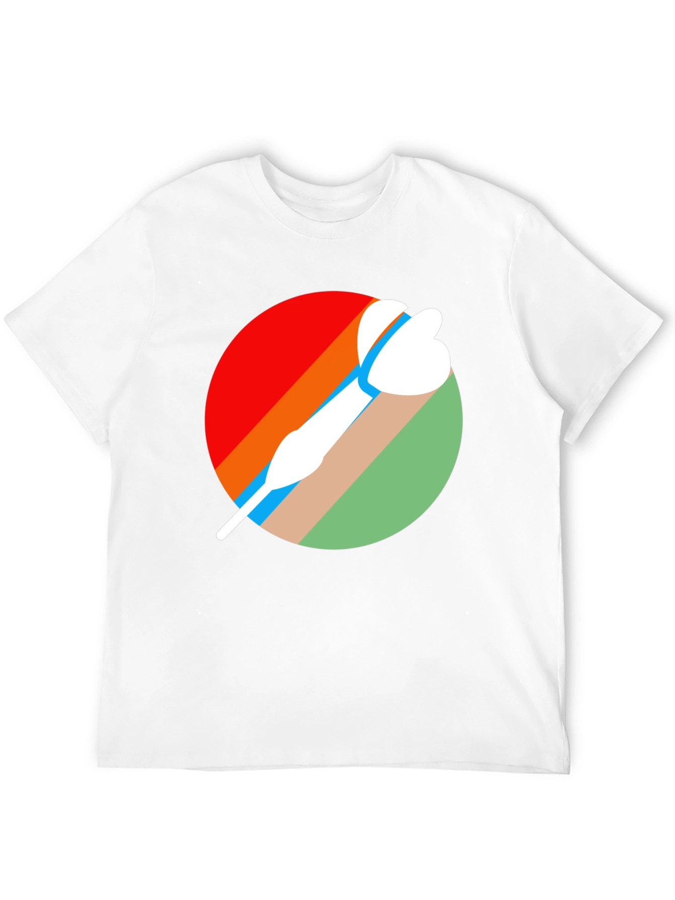 Retro Dart Graphic Tee - Cool Sport T-Shirt