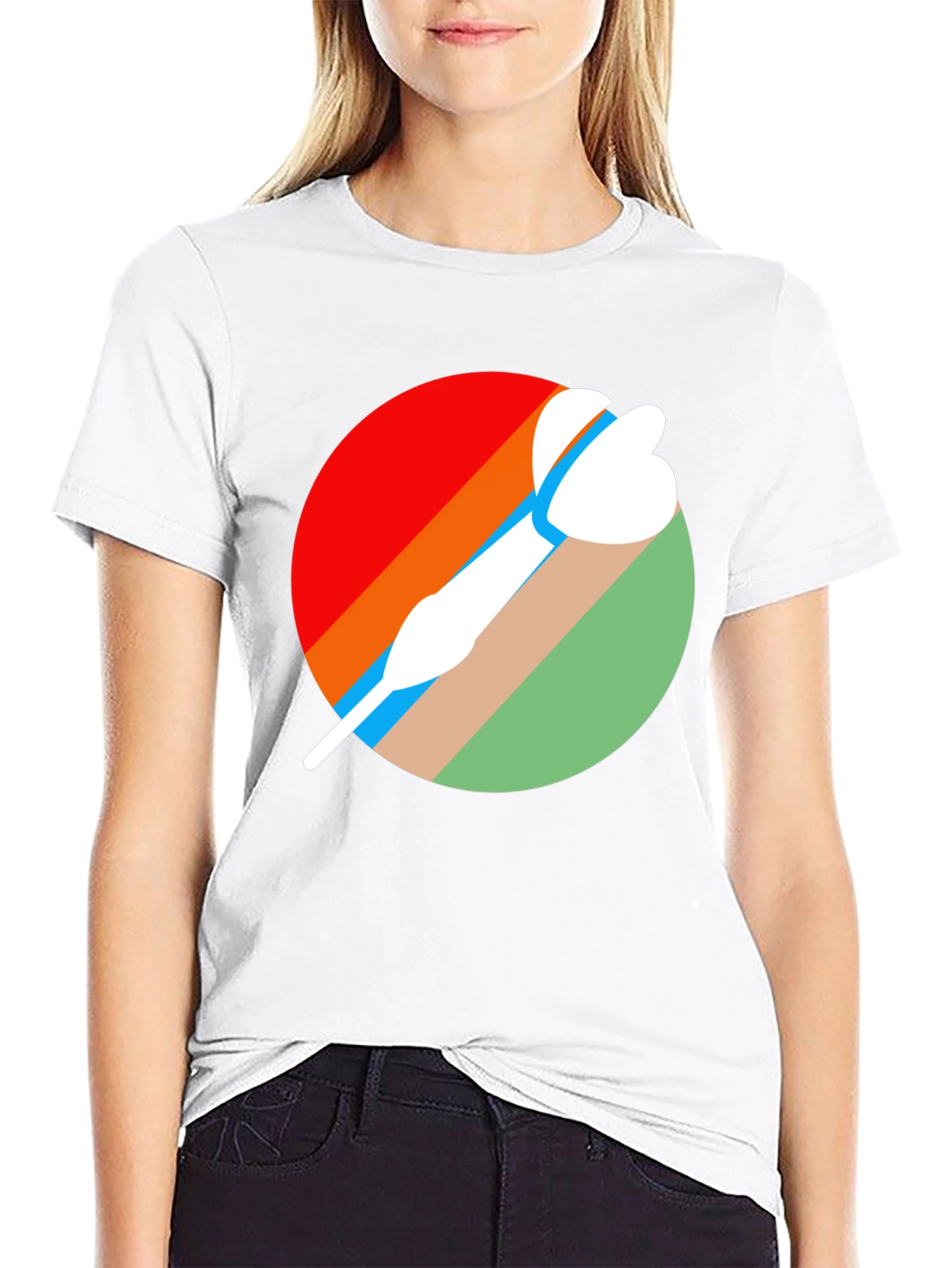 Retro Dart Graphic Tee - Cool Sport T-Shirt