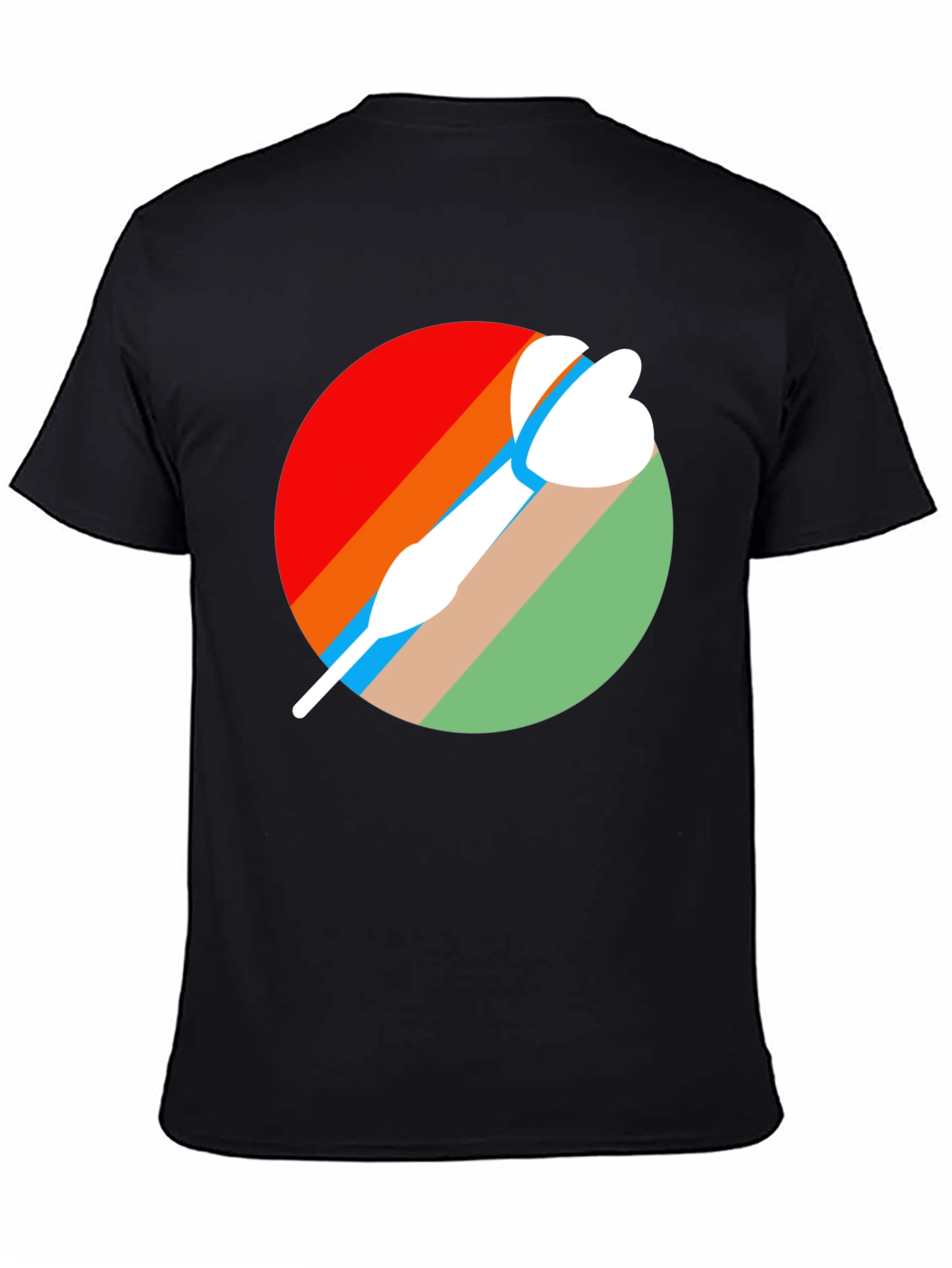 Retro Dart Graphic Tee - Cool Sport T-Shirt