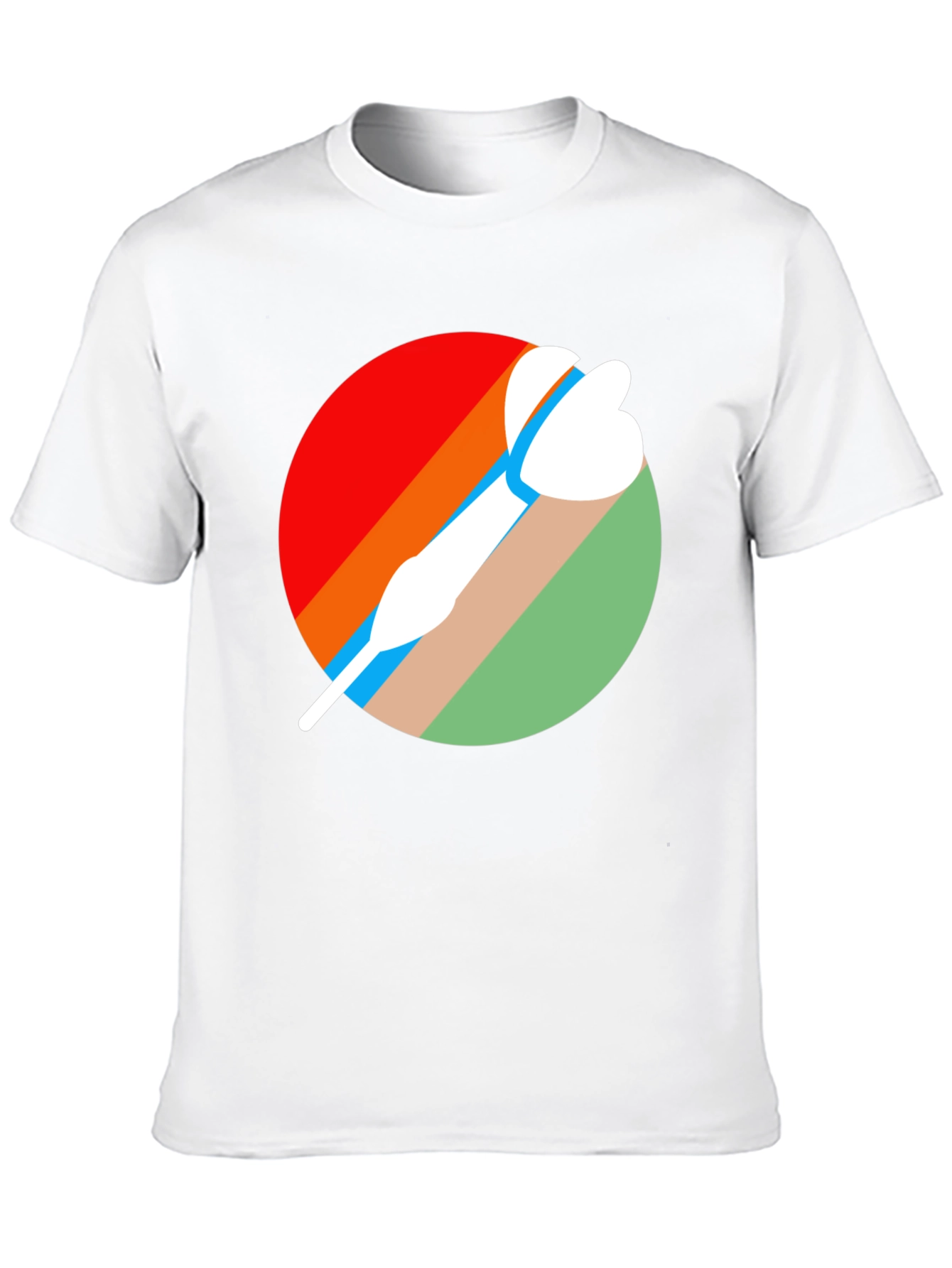 Retro Dart Graphic Tee - Cool Sport T-Shirt