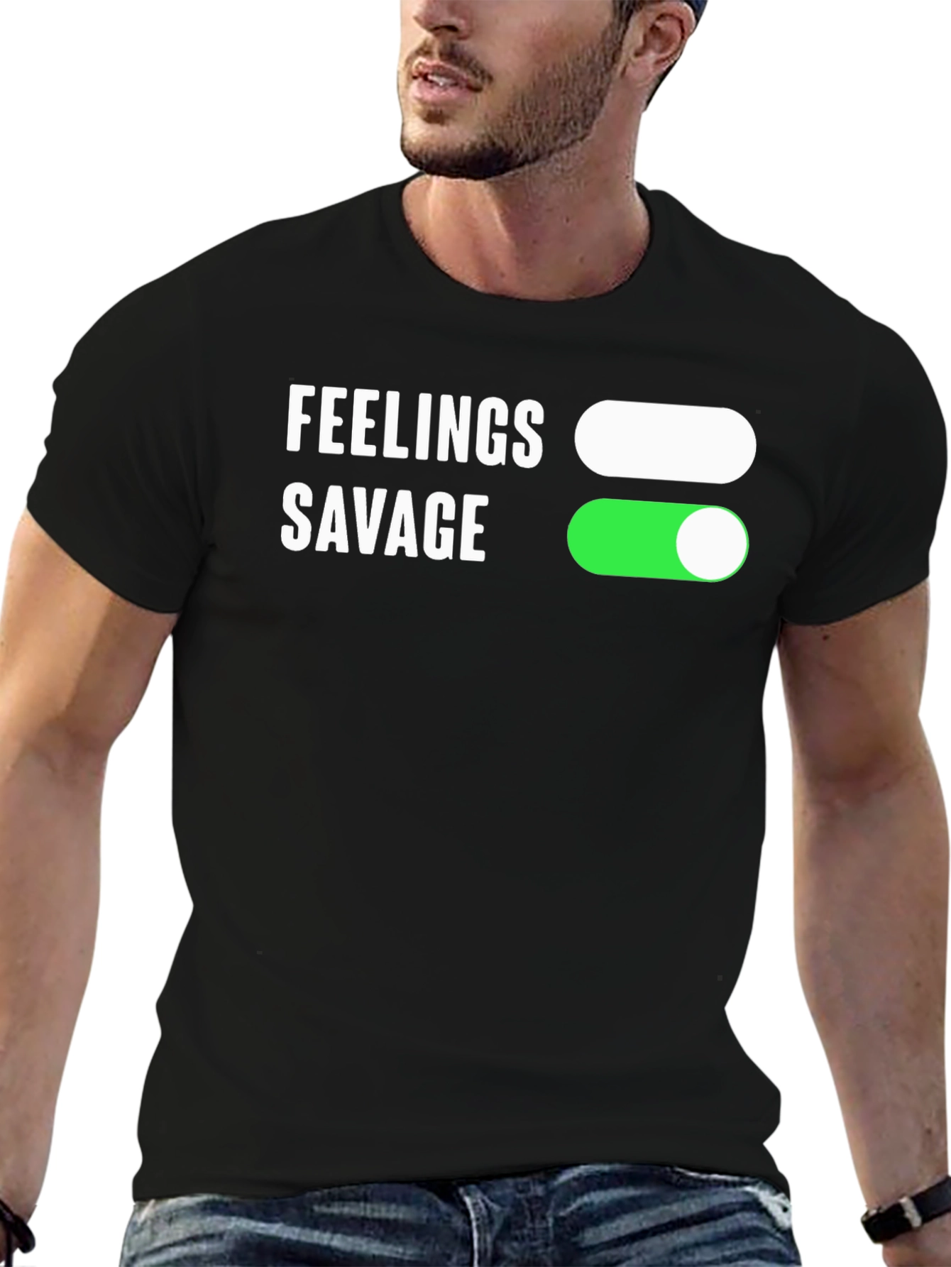 Feelings Off Savage On Graphic T-Shirt