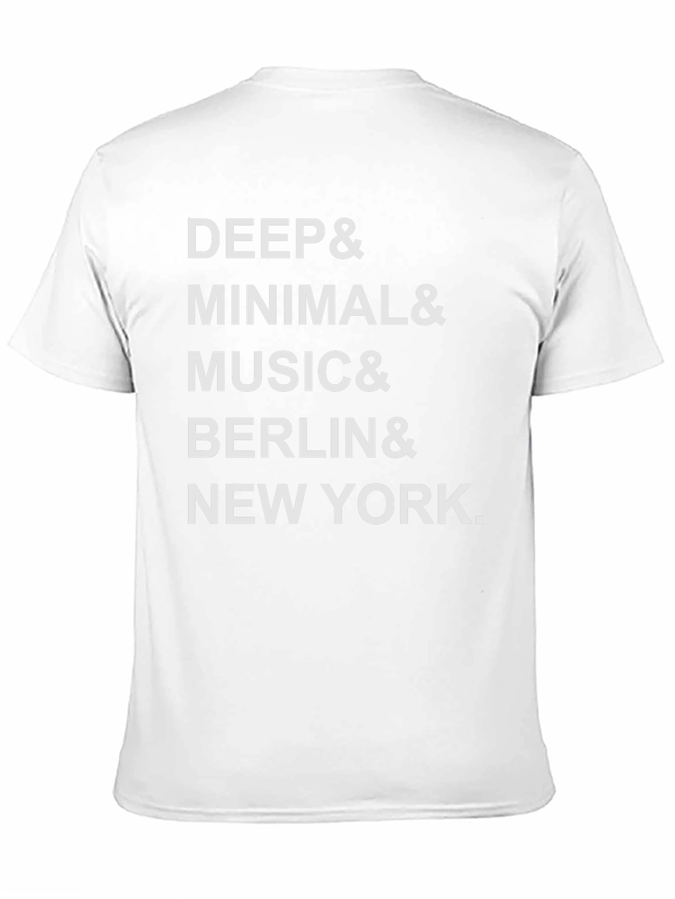 Deep Minimal Music Graphic Tee
