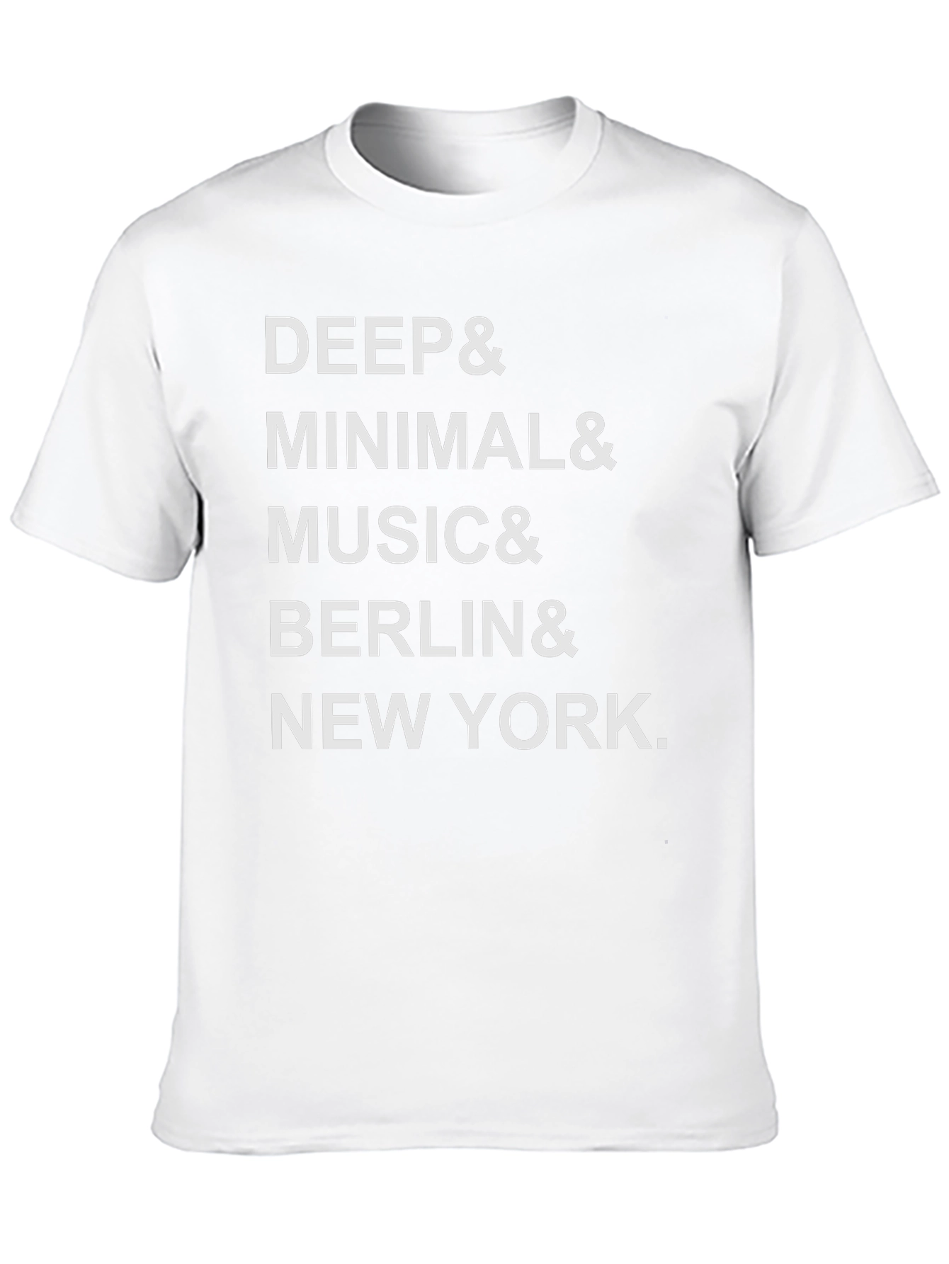 Deep Minimal Music Graphic Tee