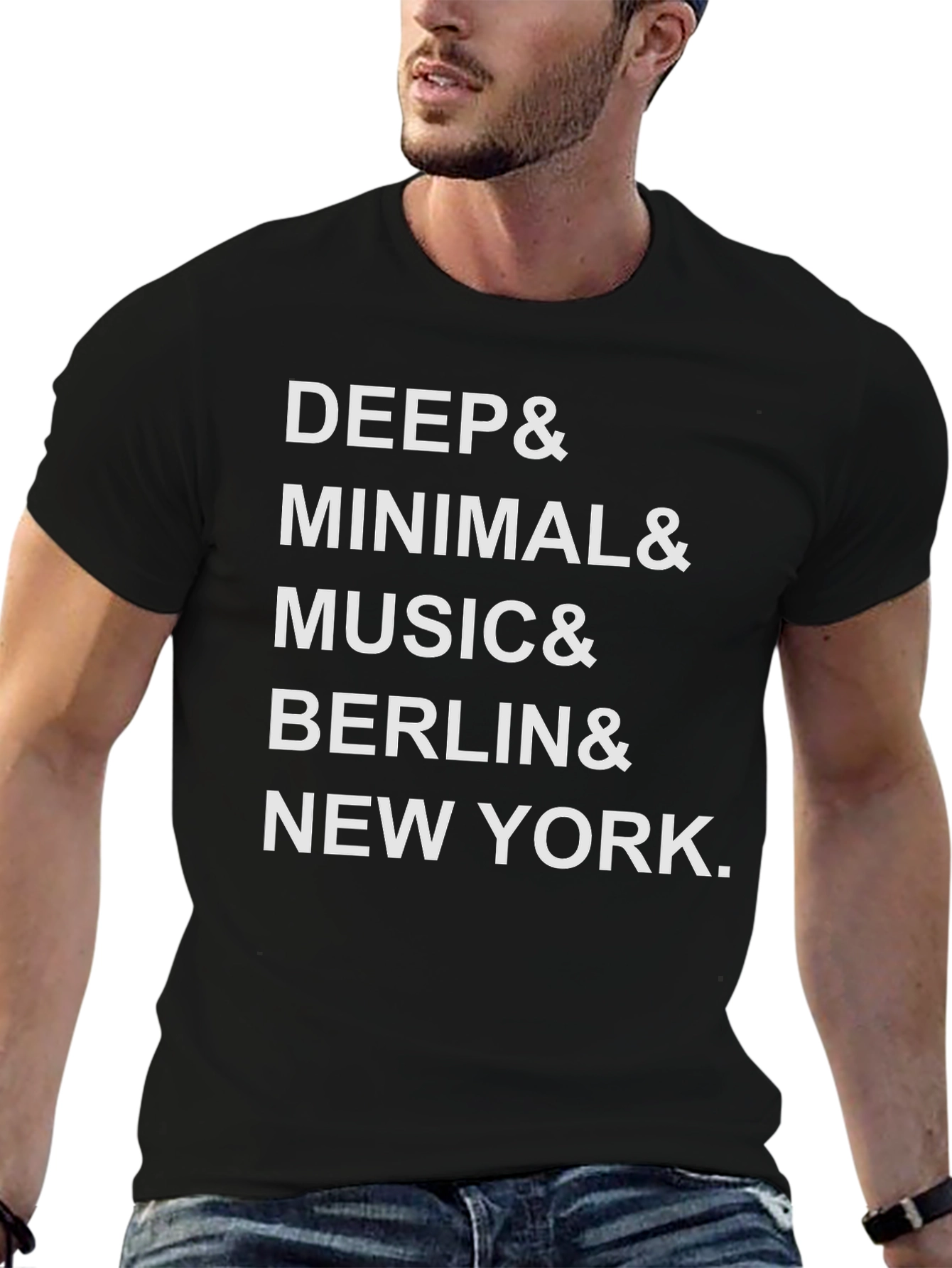 Deep Minimal Music Graphic Tee