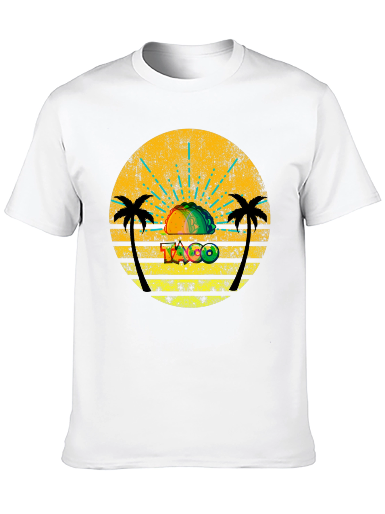 Retro Taco Sunset Graphic Tee
