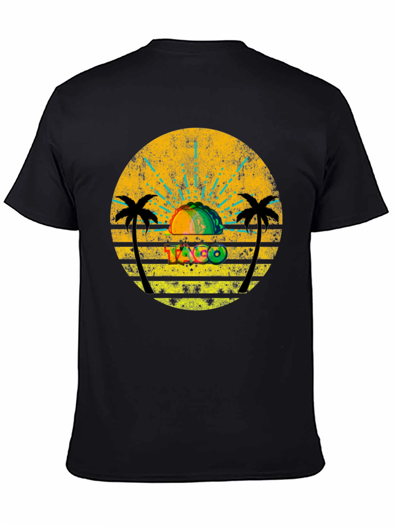 Retro Taco Sunset Graphic Tee