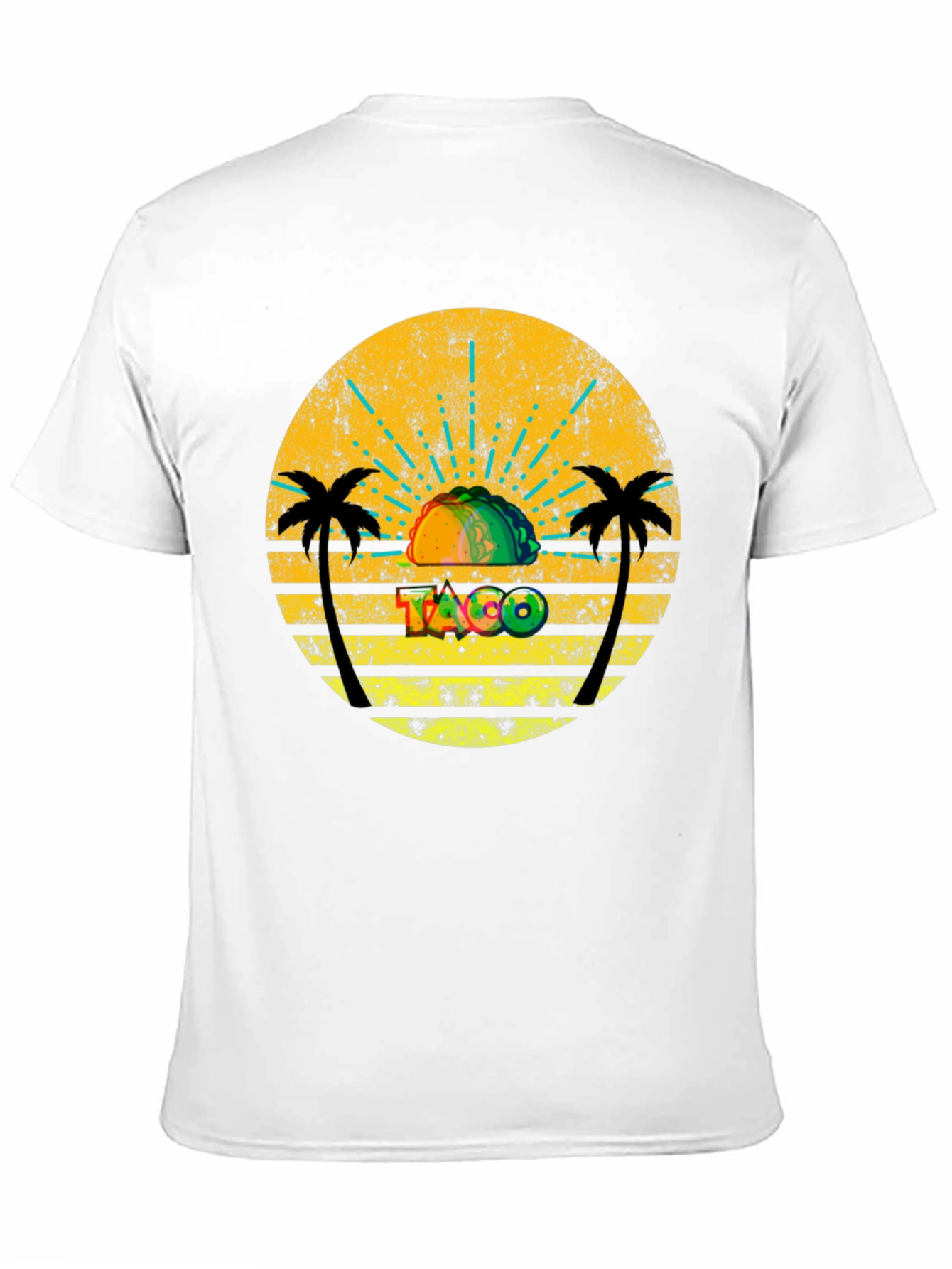 Retro Taco Sunset Graphic Tee
