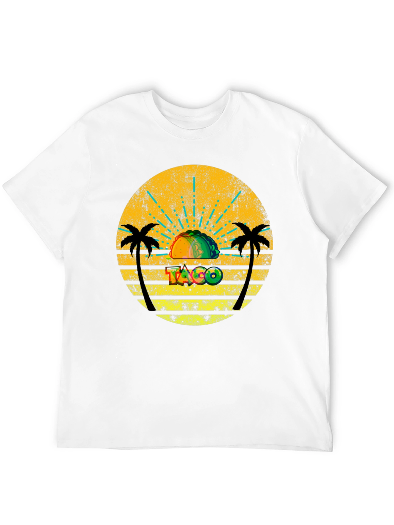 Retro Taco Sunset Graphic Tee