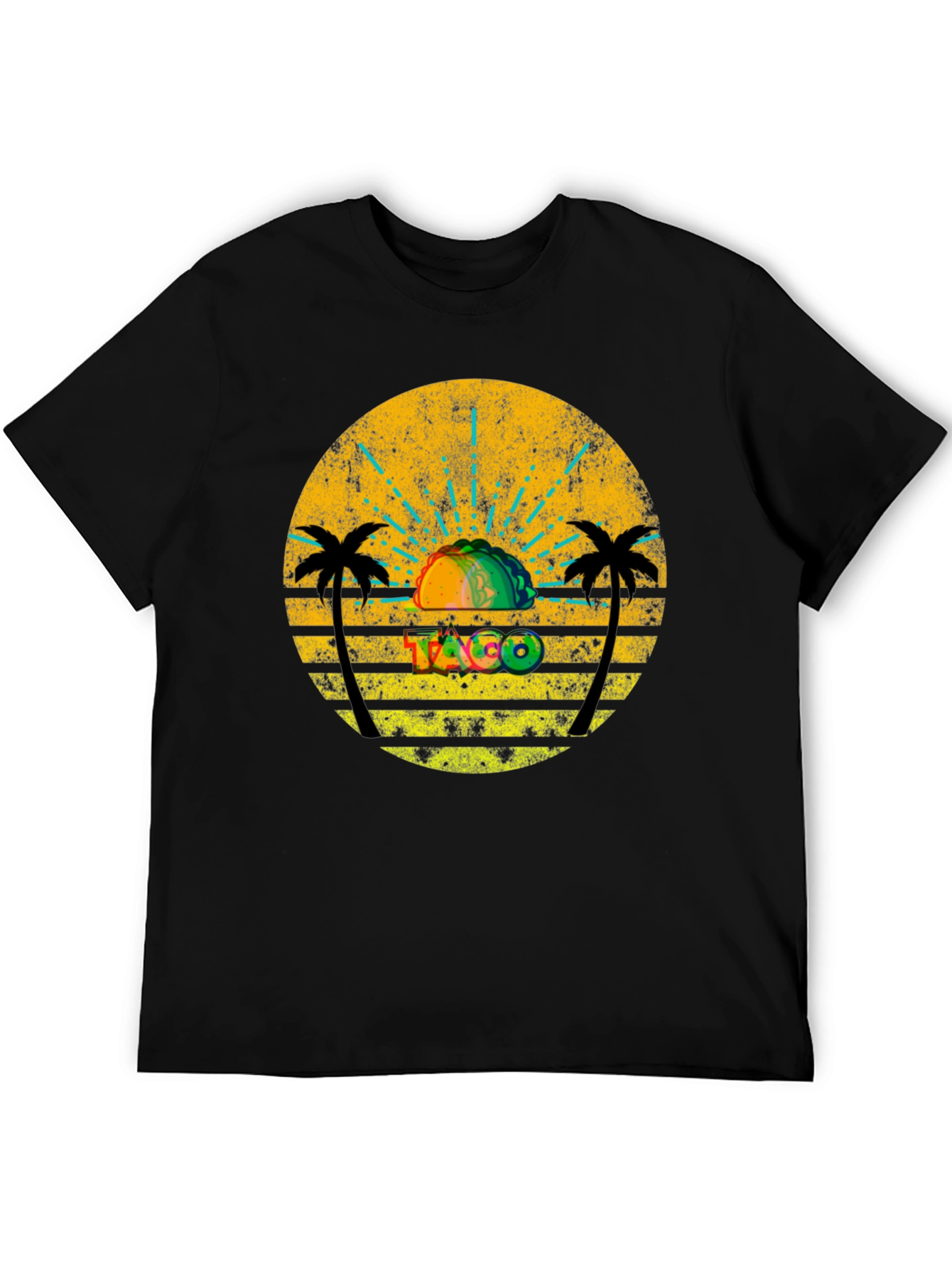 Retro Taco Sunset Graphic Tee