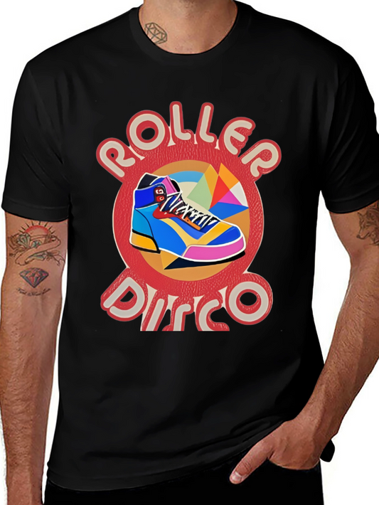 Roller Disco Graphic Tee - Retro Style
