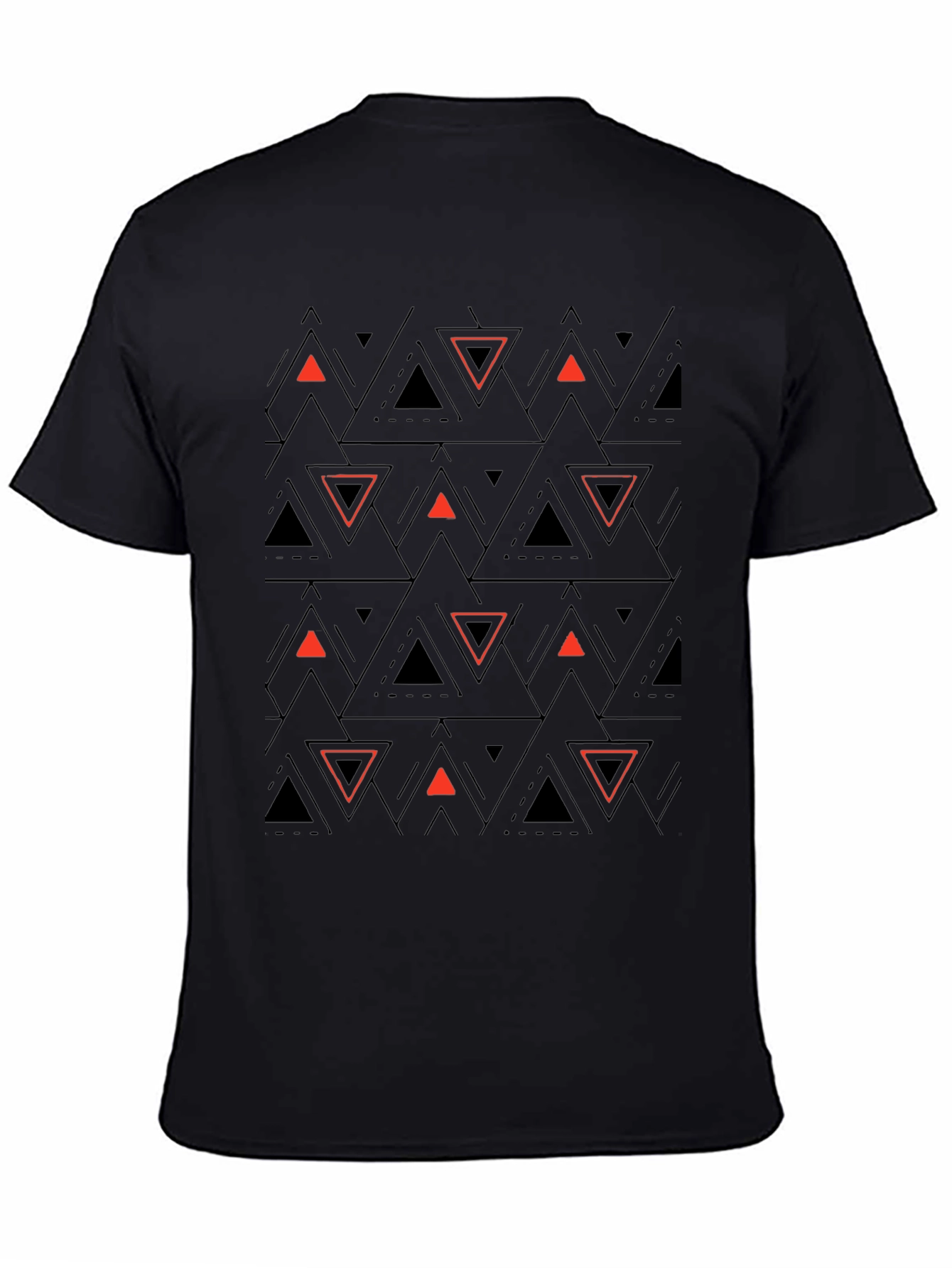 Geometric Triangle T-Shirt - Modern Design