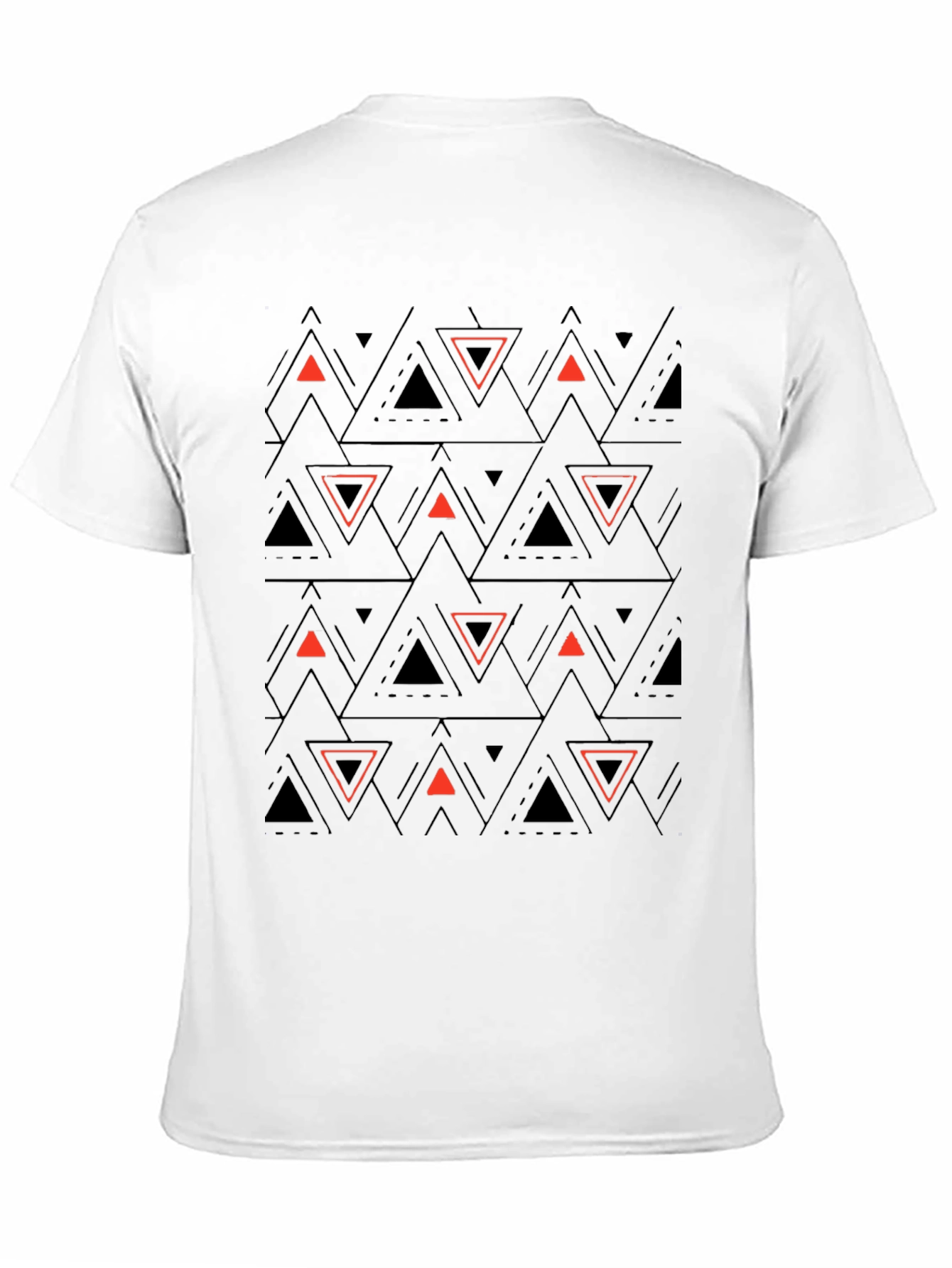 Geometric Triangle T-Shirt - Modern Design