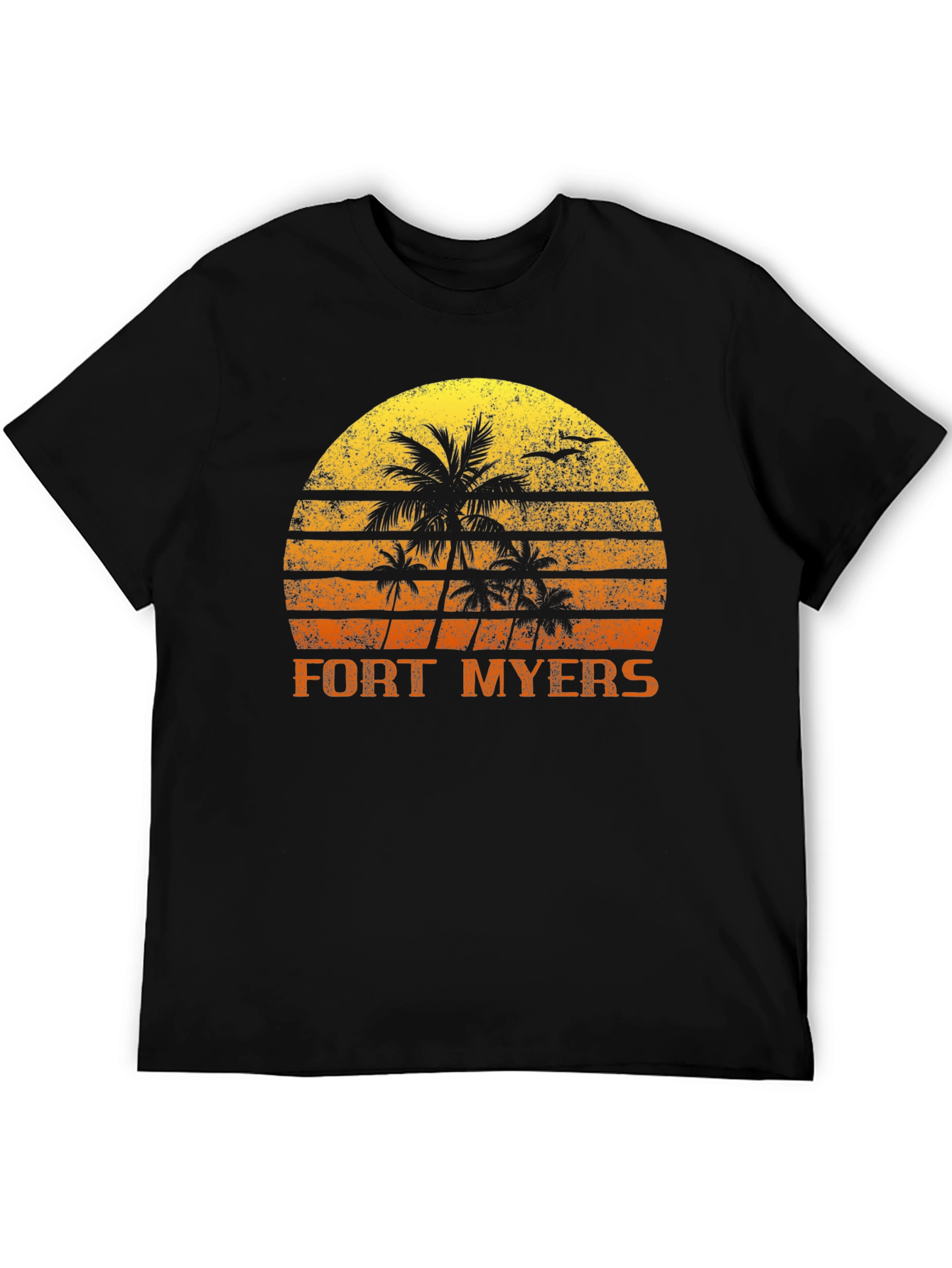 Fort Myers Palm Sunset Graphic Tee