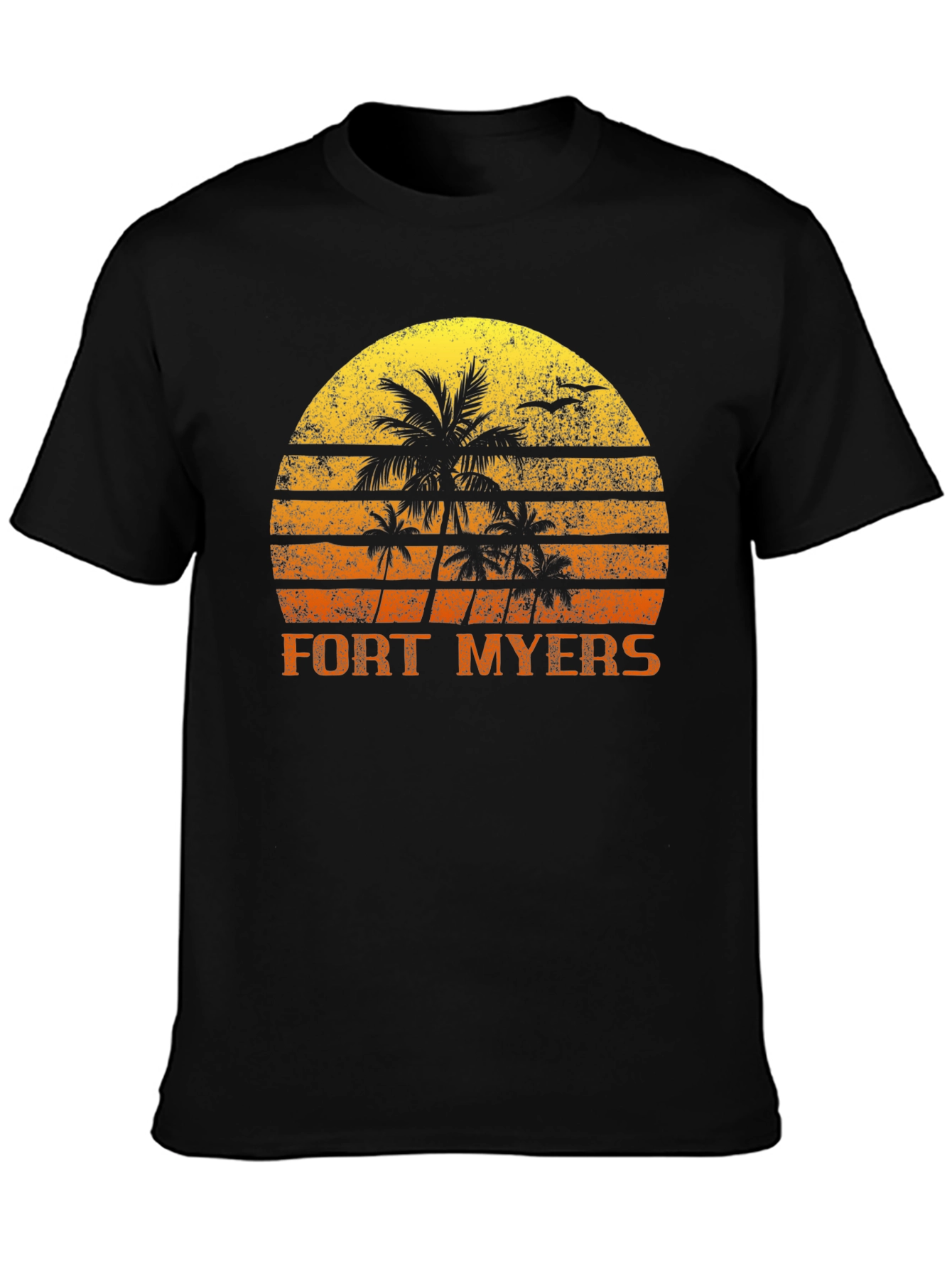 Fort Myers Palm Sunset Graphic Tee
