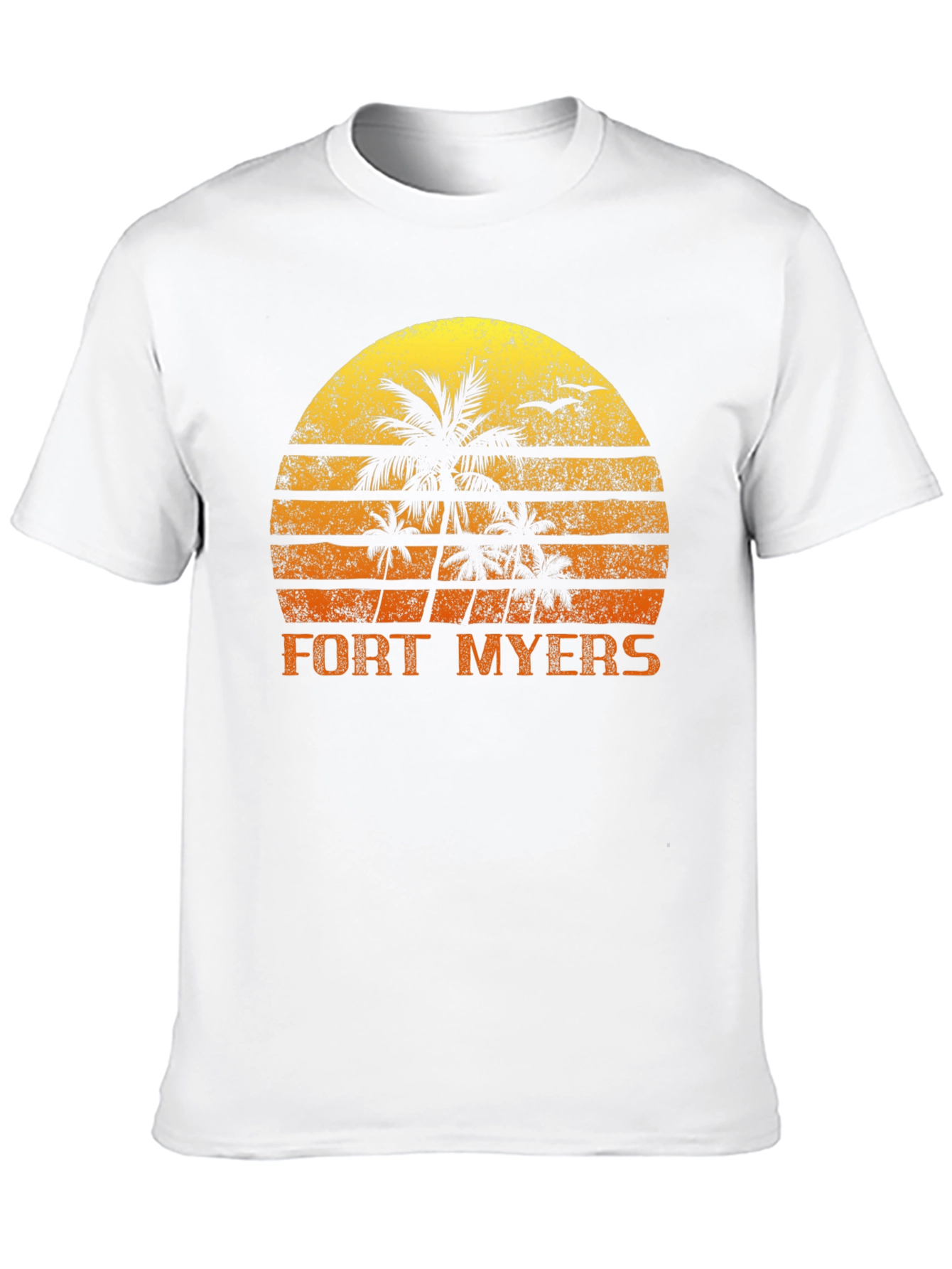 Fort Myers Palm Sunset Graphic Tee