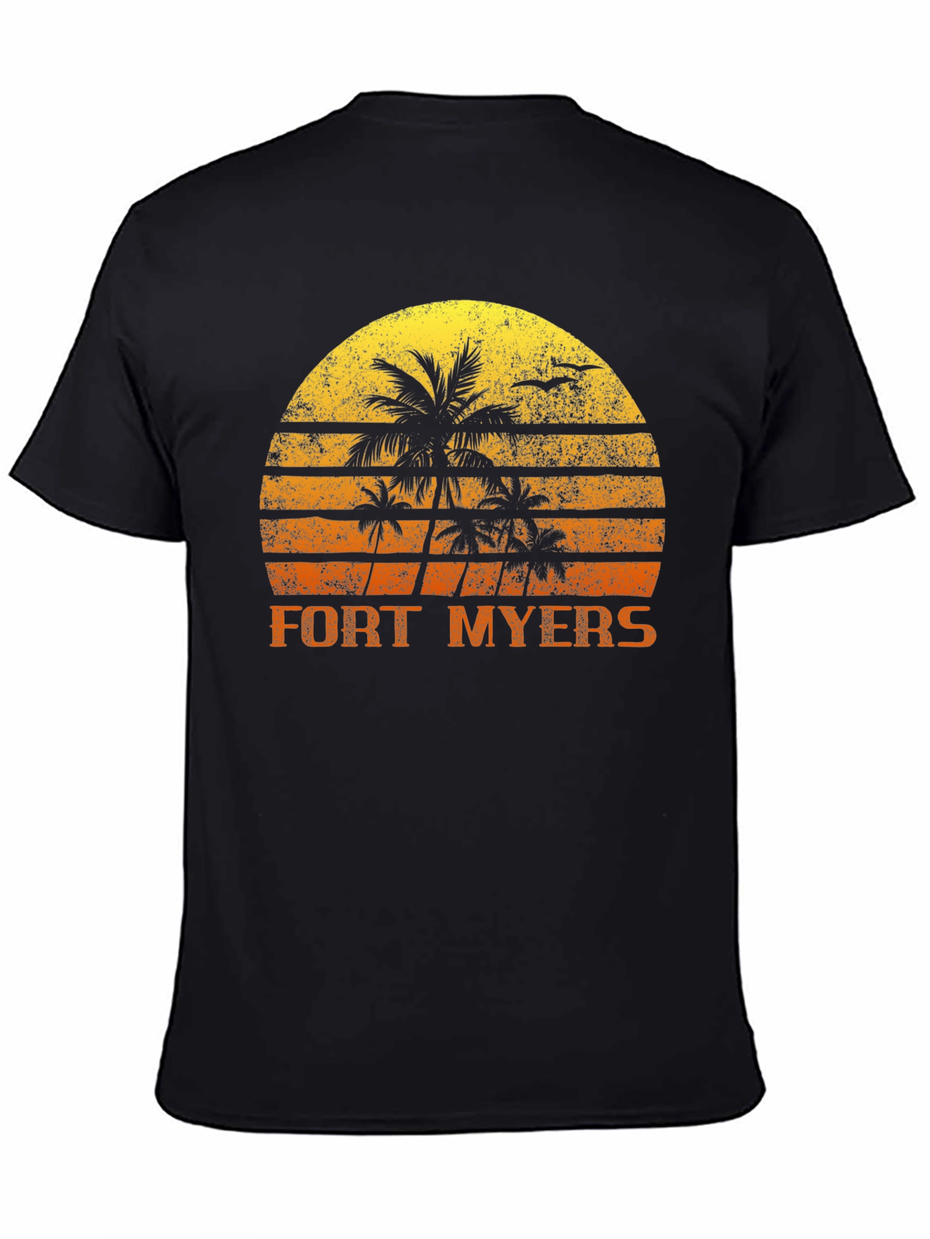 Fort Myers Palm Sunset Graphic Tee
