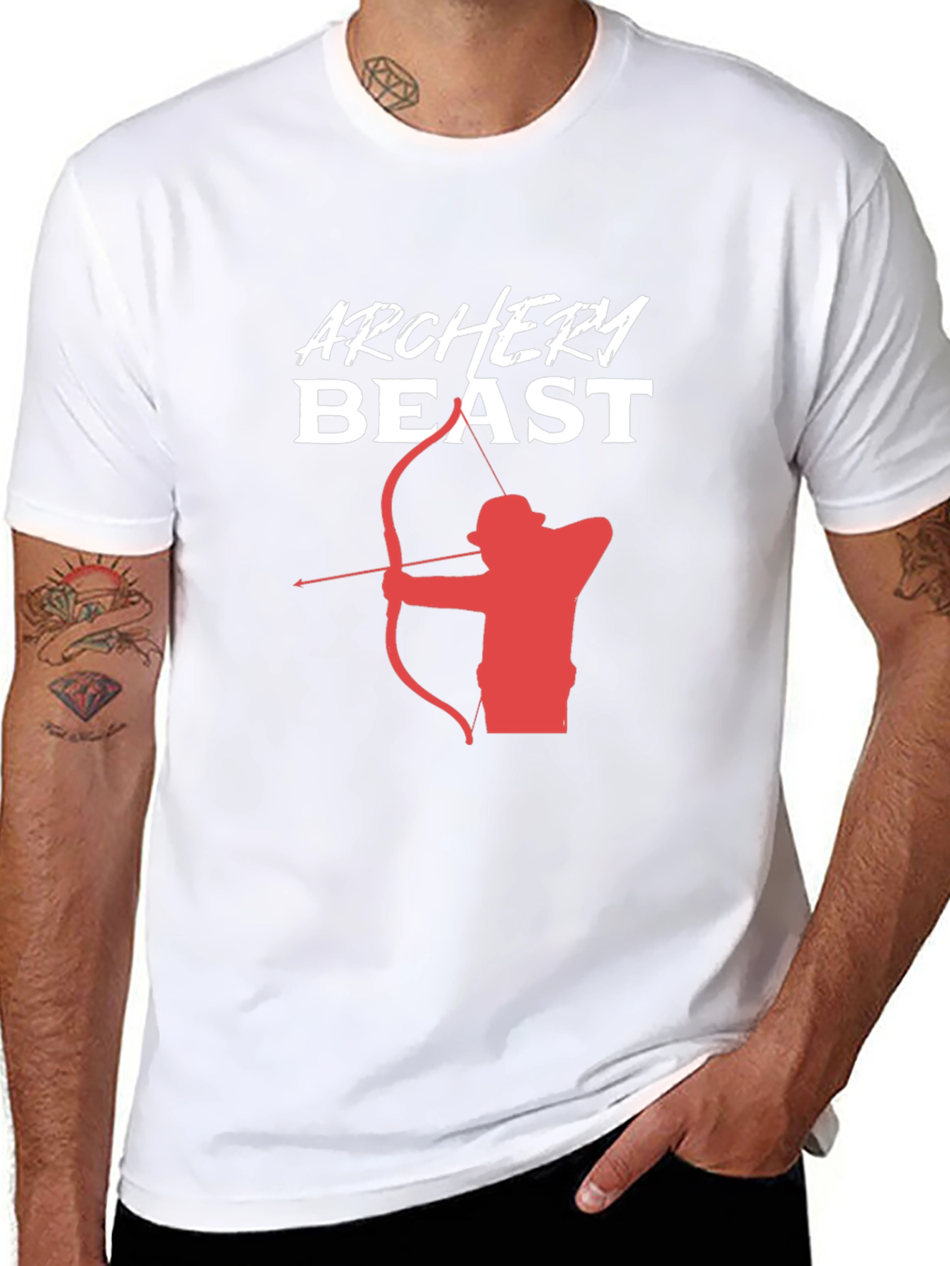Archery Beast Graphic Tee | Mens Black T-Shirt