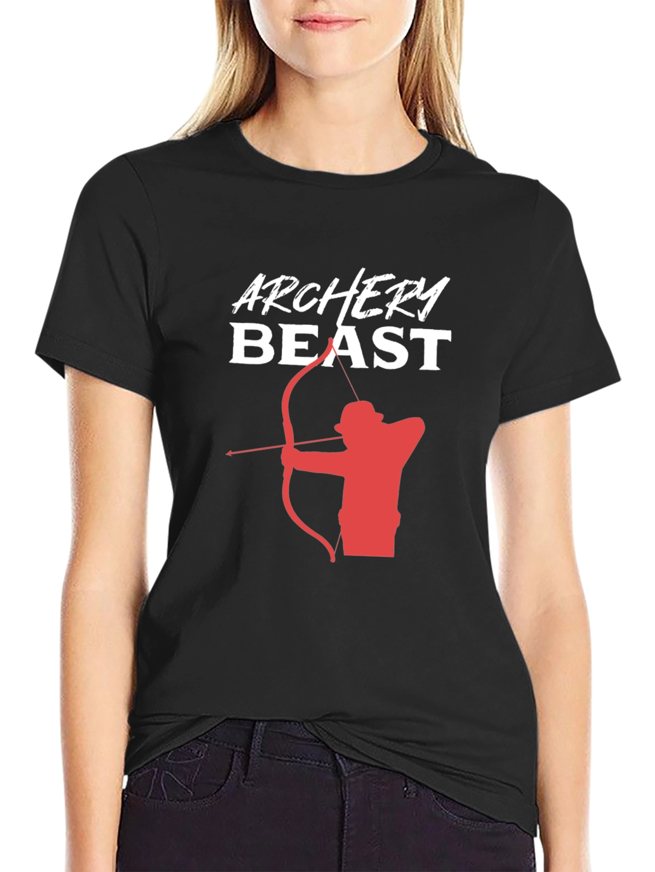 Archery Beast Graphic Tee | Mens Black T-Shirt