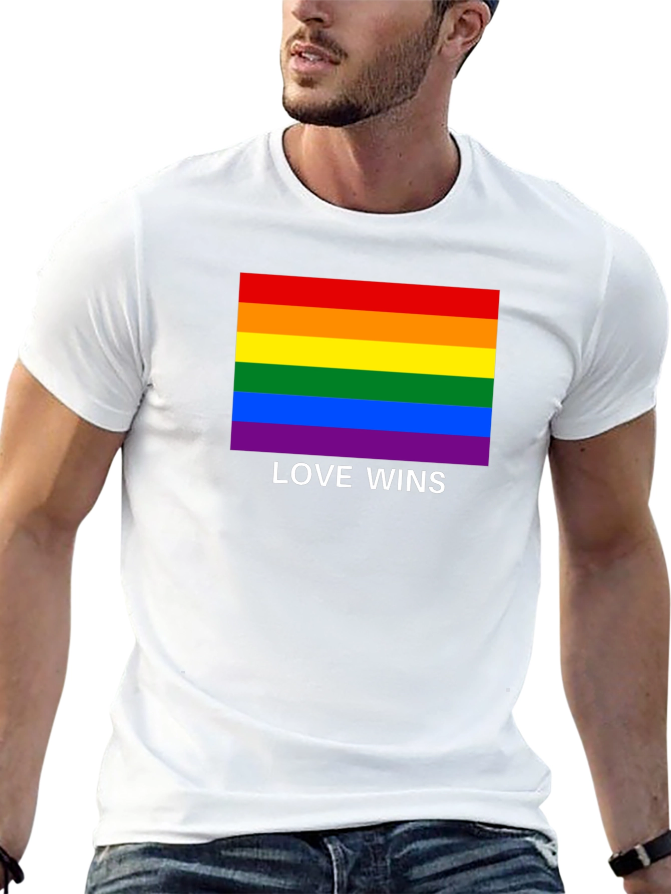 Love Wins Rainbow Pride T-Shirt