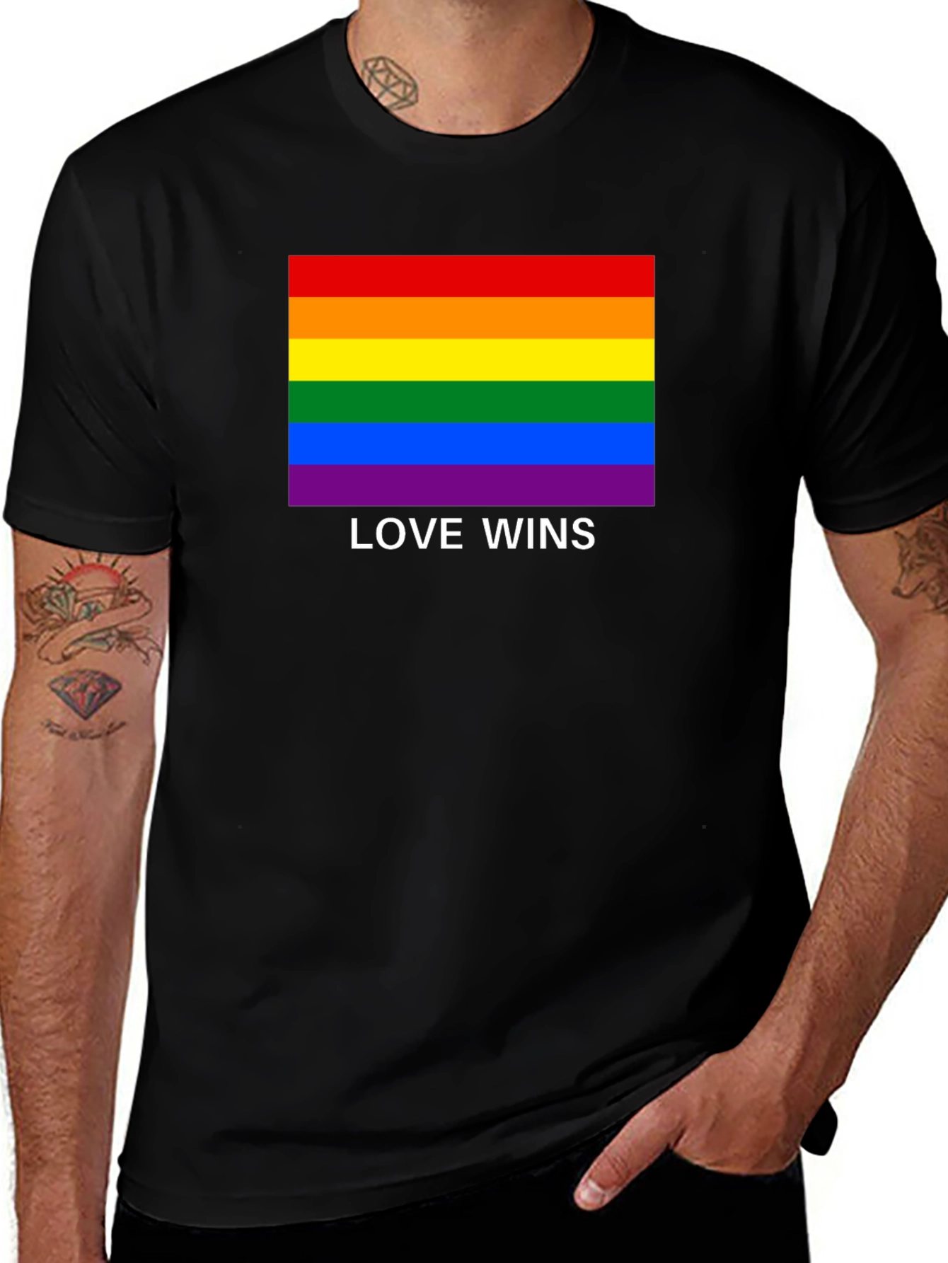 Love Wins Rainbow Pride T-Shirt