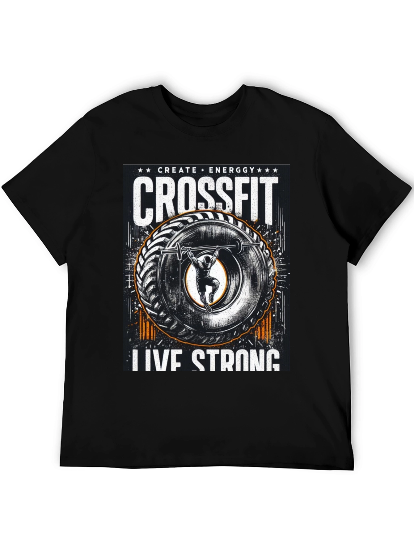 Crossfit Live Strong Graphic Tee