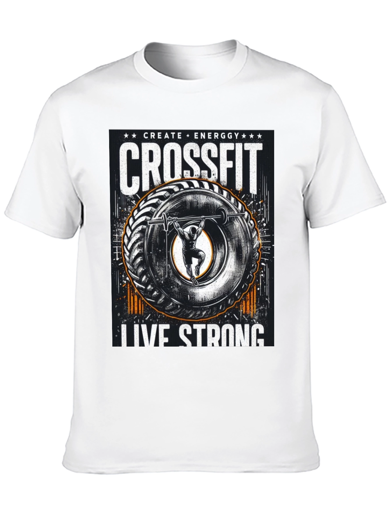 Crossfit Live Strong Graphic Tee