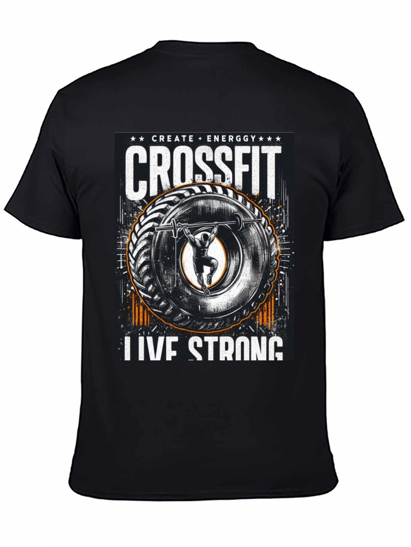 Crossfit Live Strong Graphic Tee