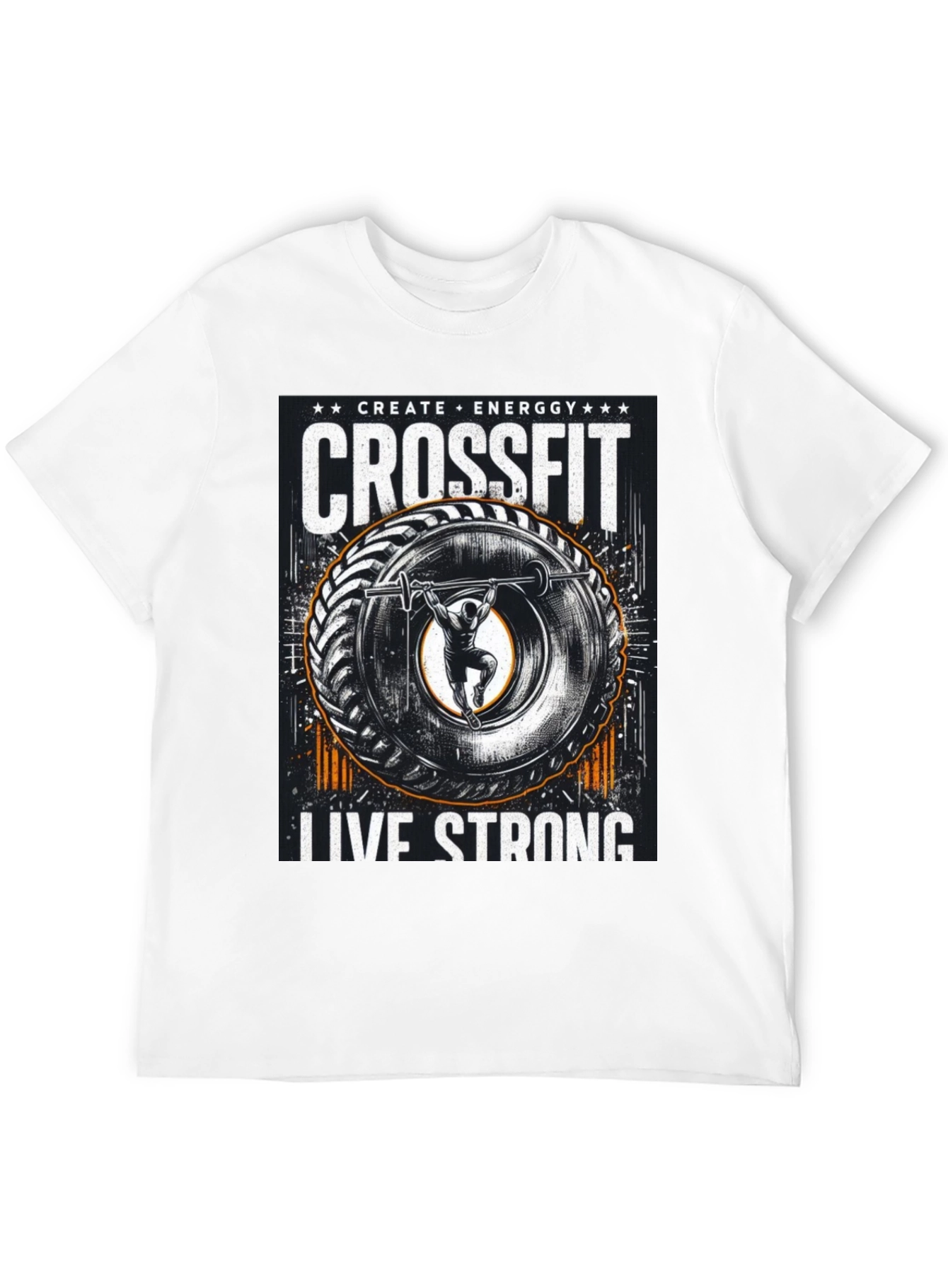 Crossfit Live Strong Graphic Tee