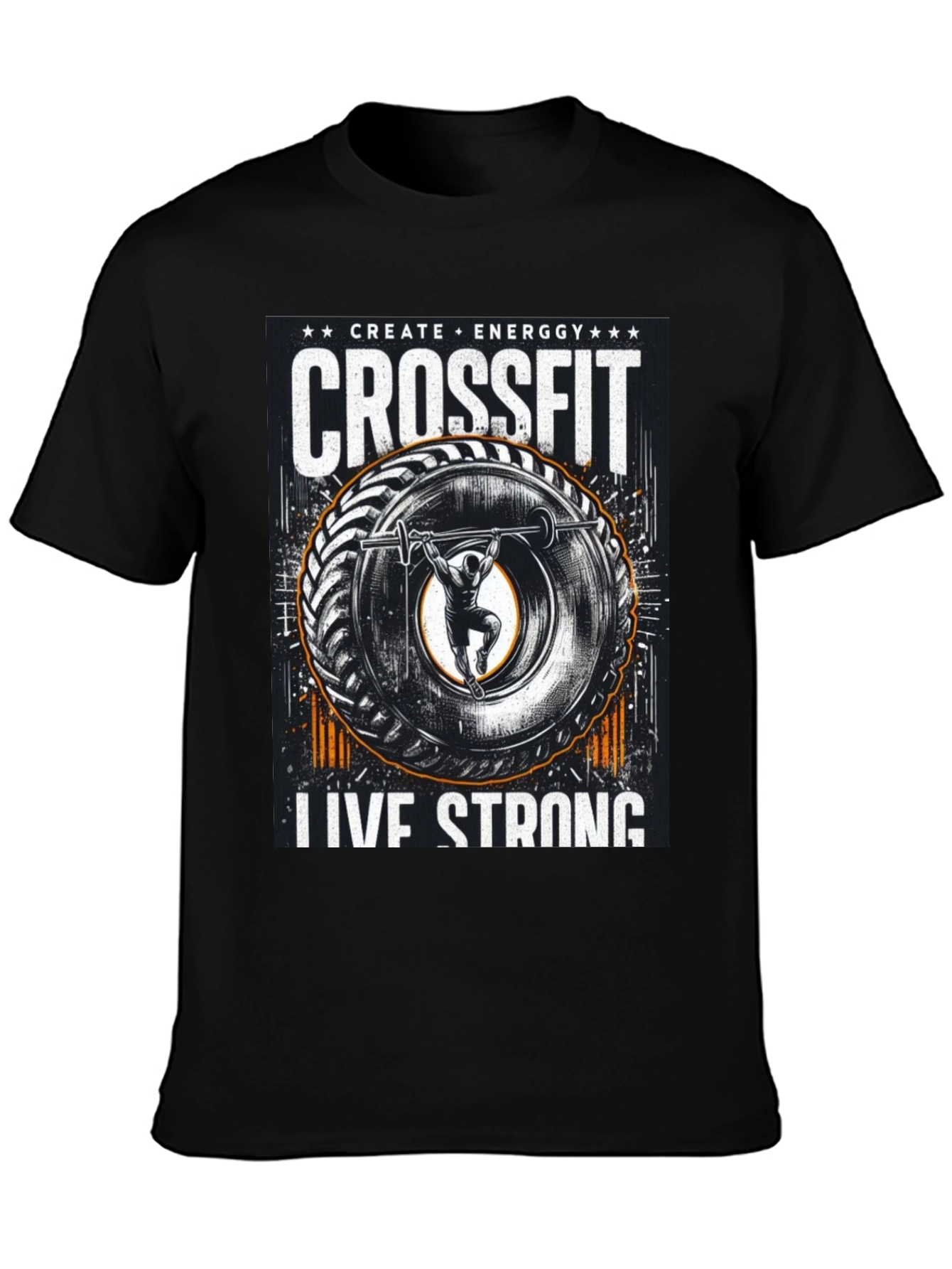 Crossfit Live Strong Graphic Tee