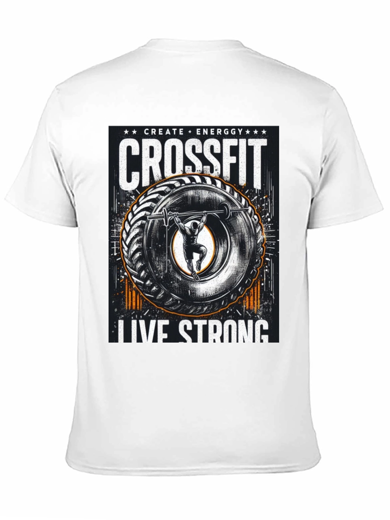 Crossfit Live Strong Graphic Tee