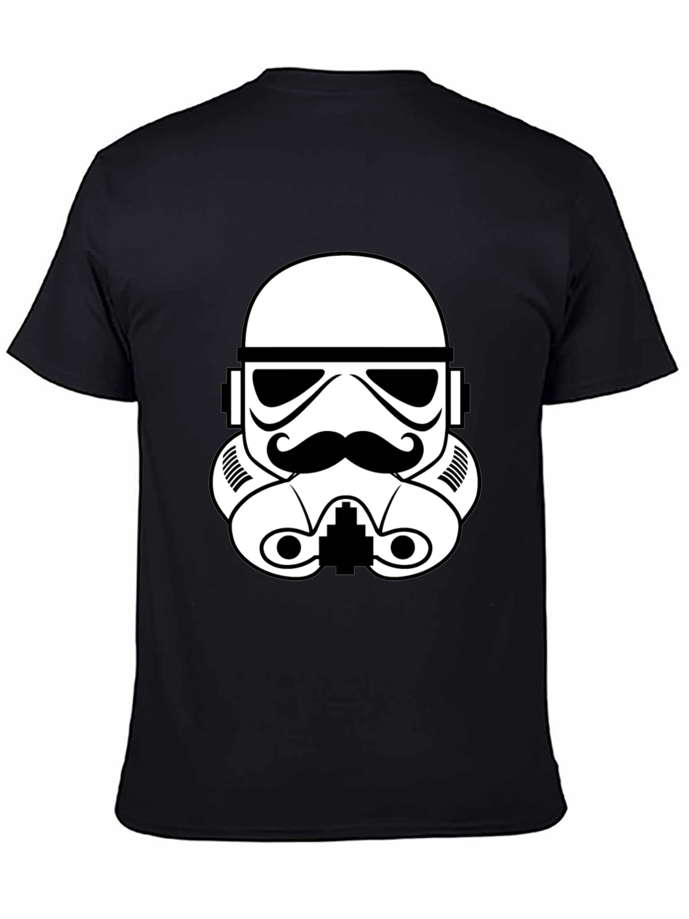 Stormtrooper Mustache Graphic T-Shirt