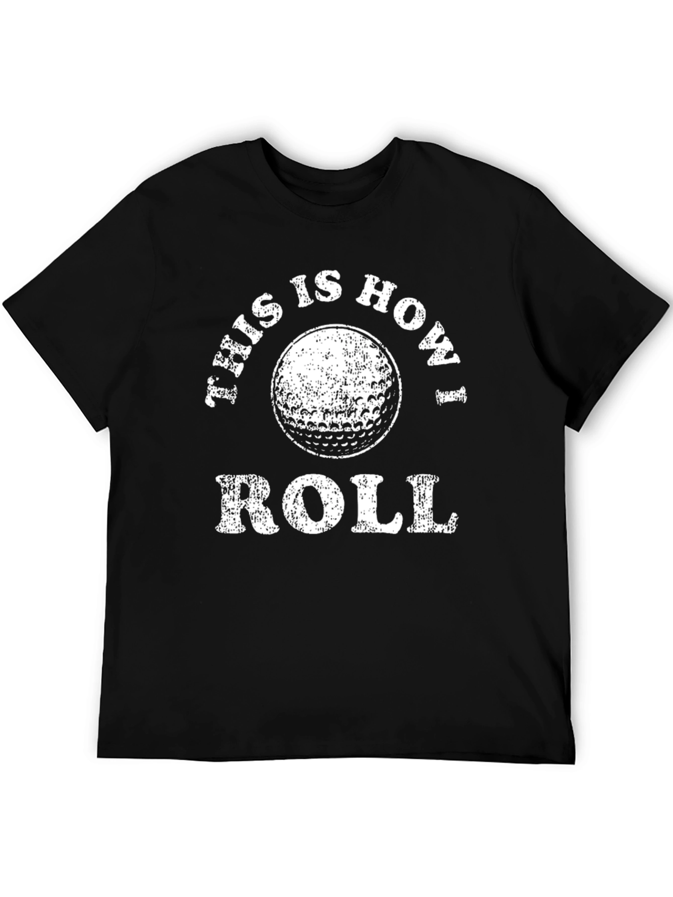 This is How I Roll Golf T-Shirt - Black